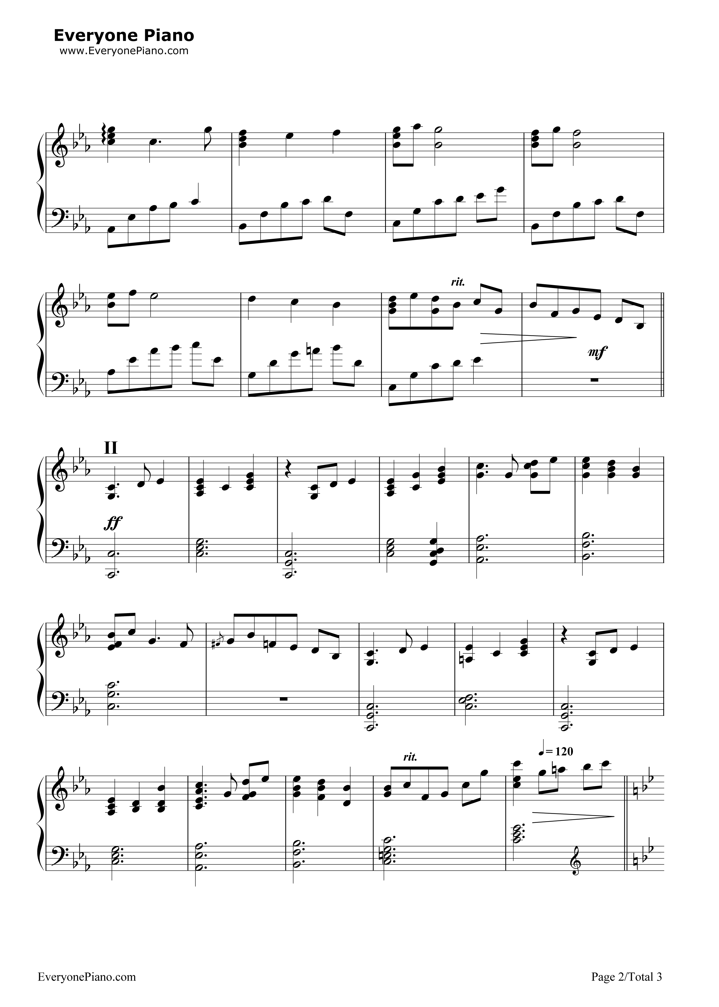 营业的主题（営業のテーマ）钢琴谱_未知