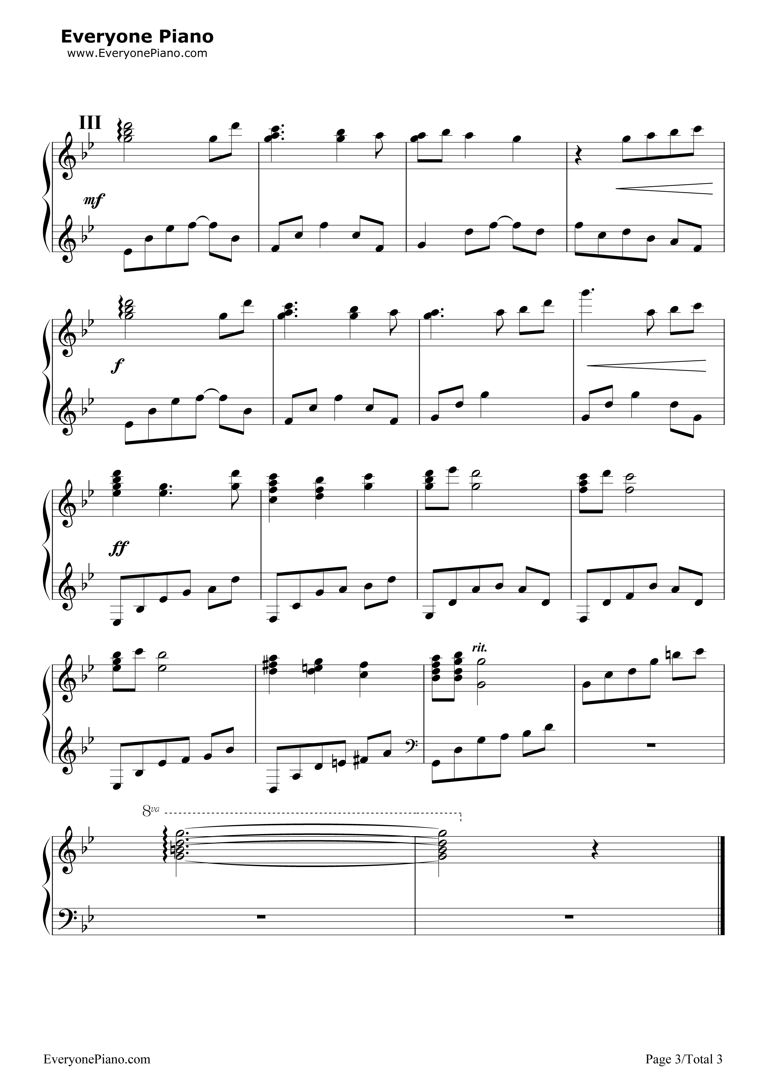 营业的主题（営業のテーマ）钢琴谱_未知