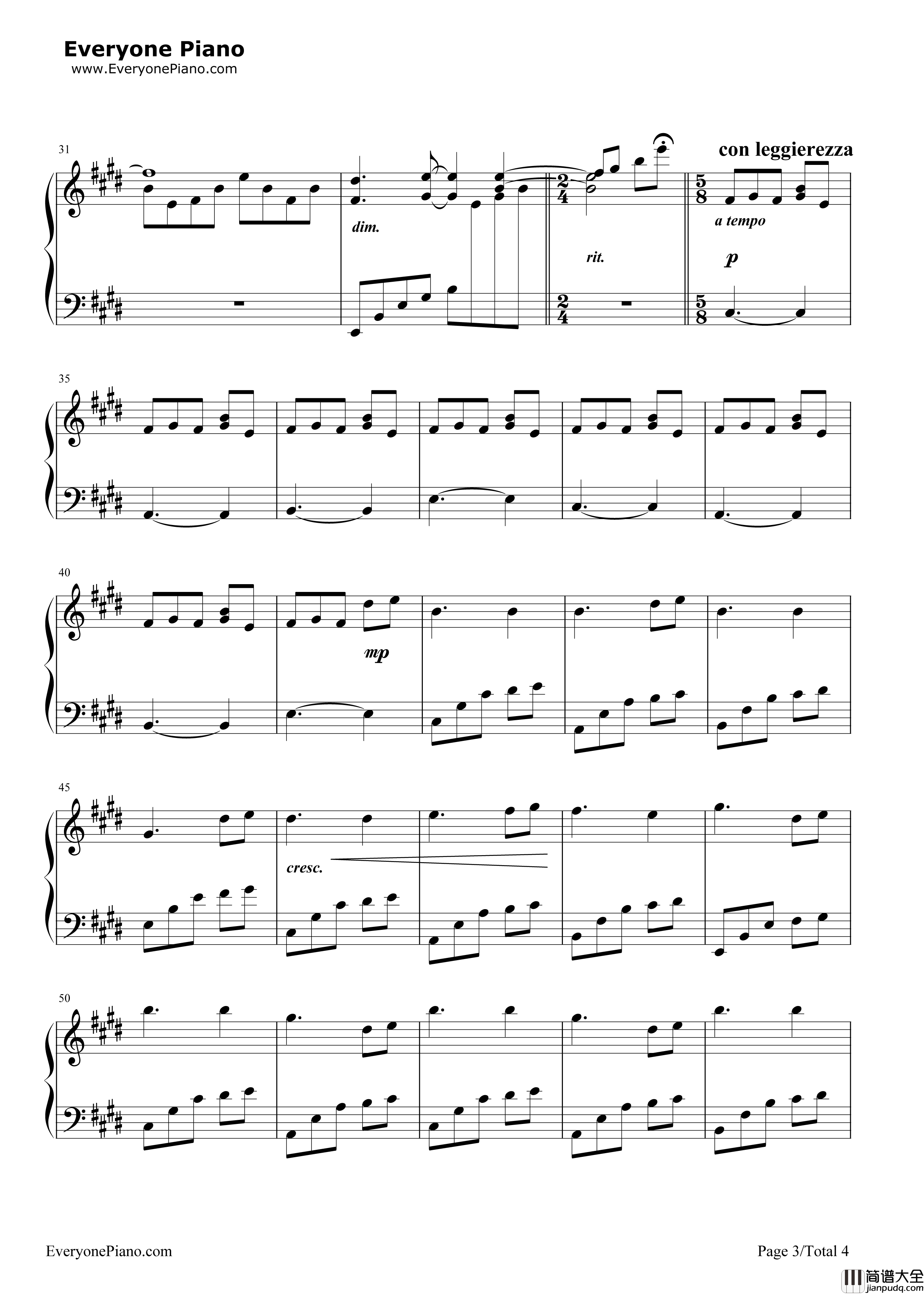 同じ高みへ钢琴谱_麻枝准