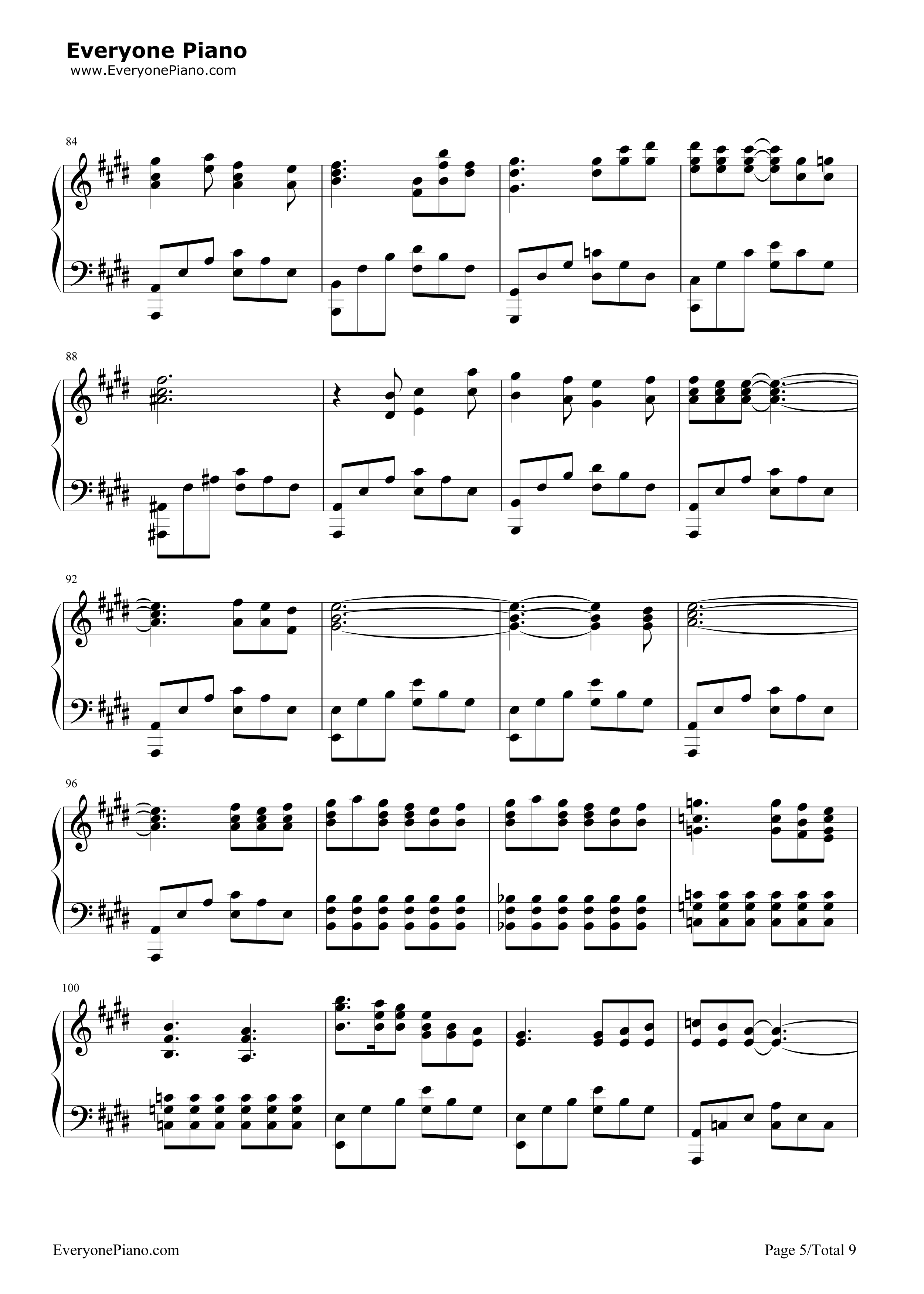 あなたがいた森（曾有你的森林）钢琴谱_树海