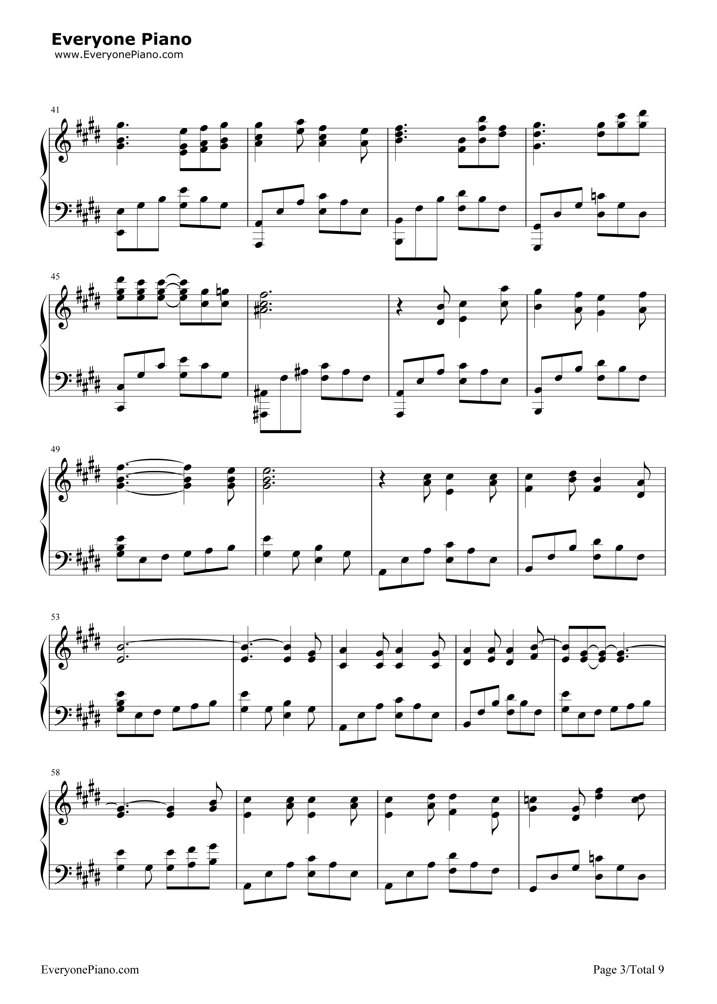 あなたがいた森（曾有你的森林）钢琴谱_树海