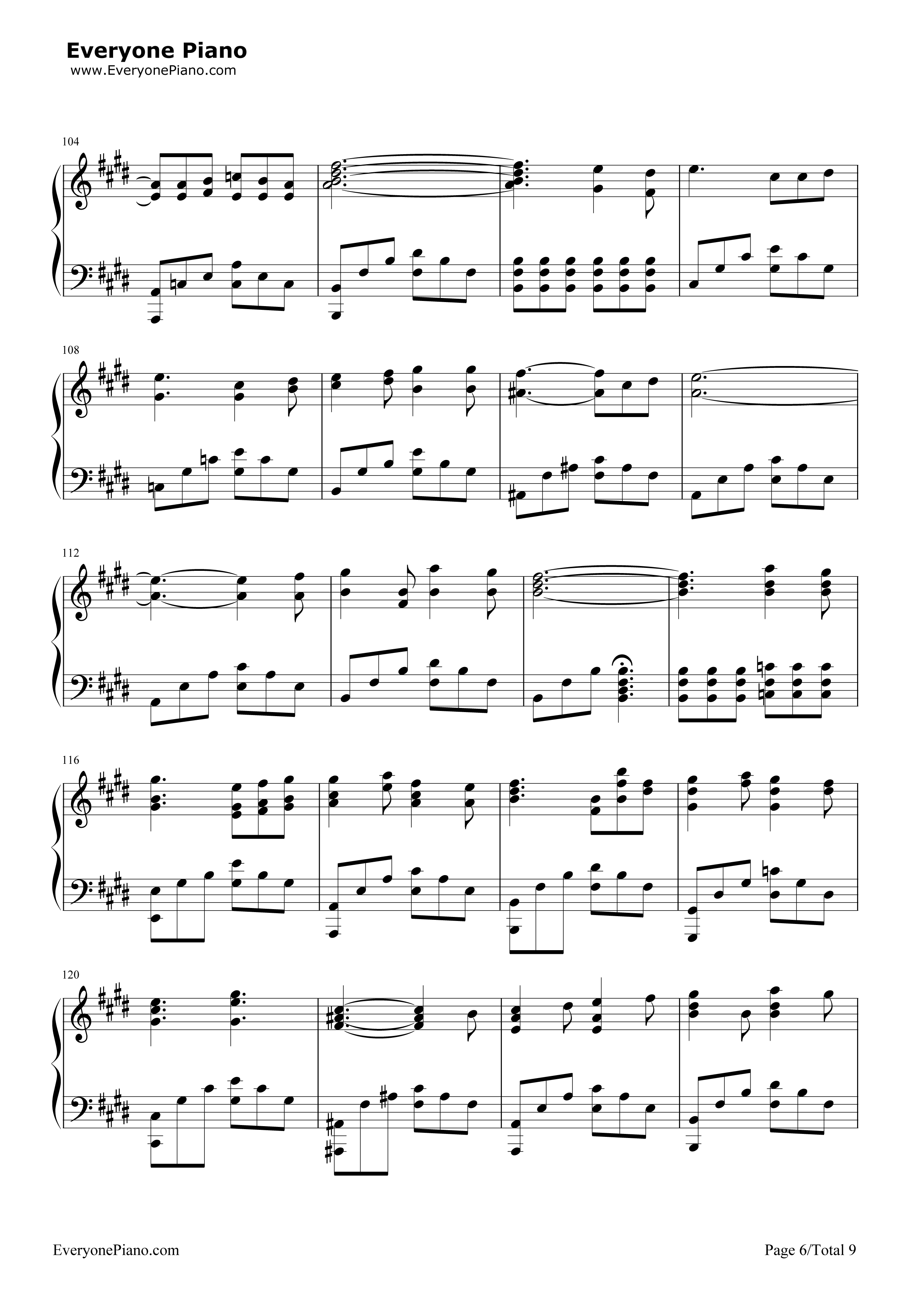 あなたがいた森（曾有你的森林）钢琴谱_树海