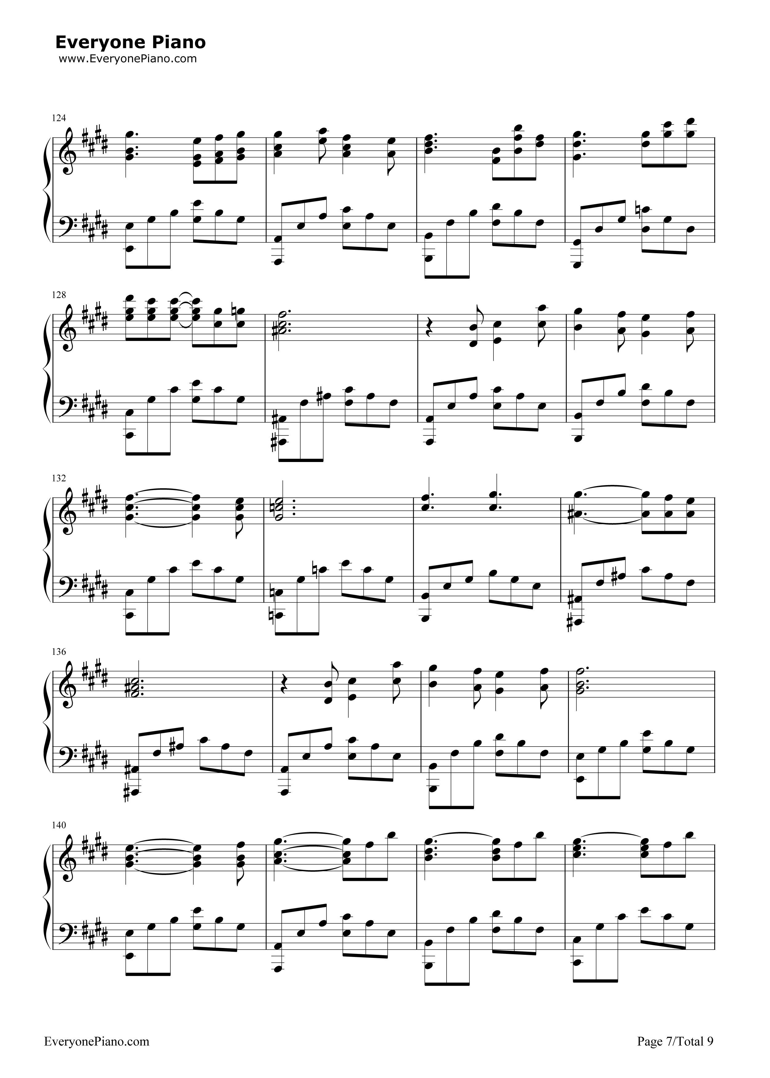 あなたがいた森（曾有你的森林）钢琴谱_树海