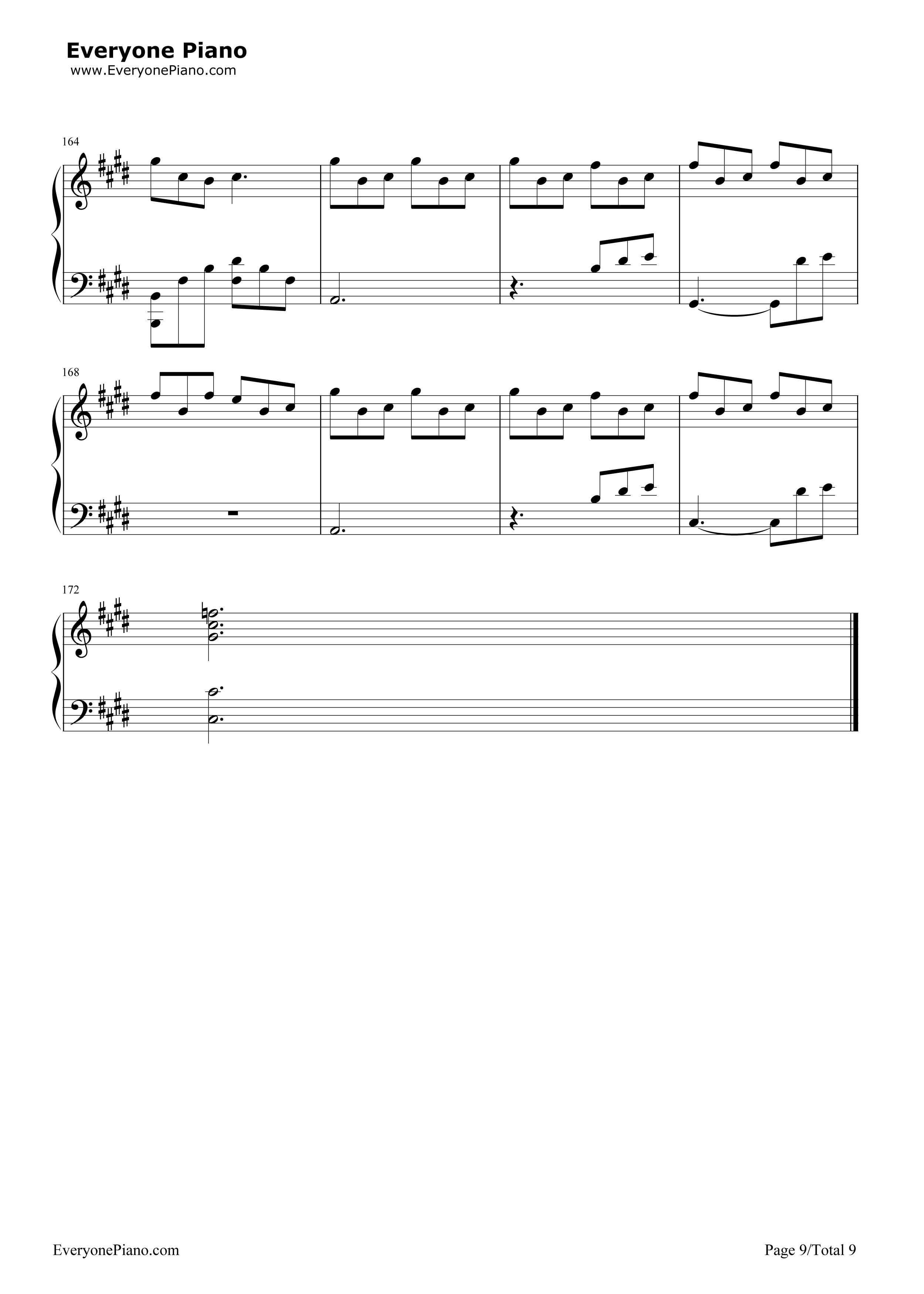 あなたがいた森（曾有你的森林）钢琴谱_树海