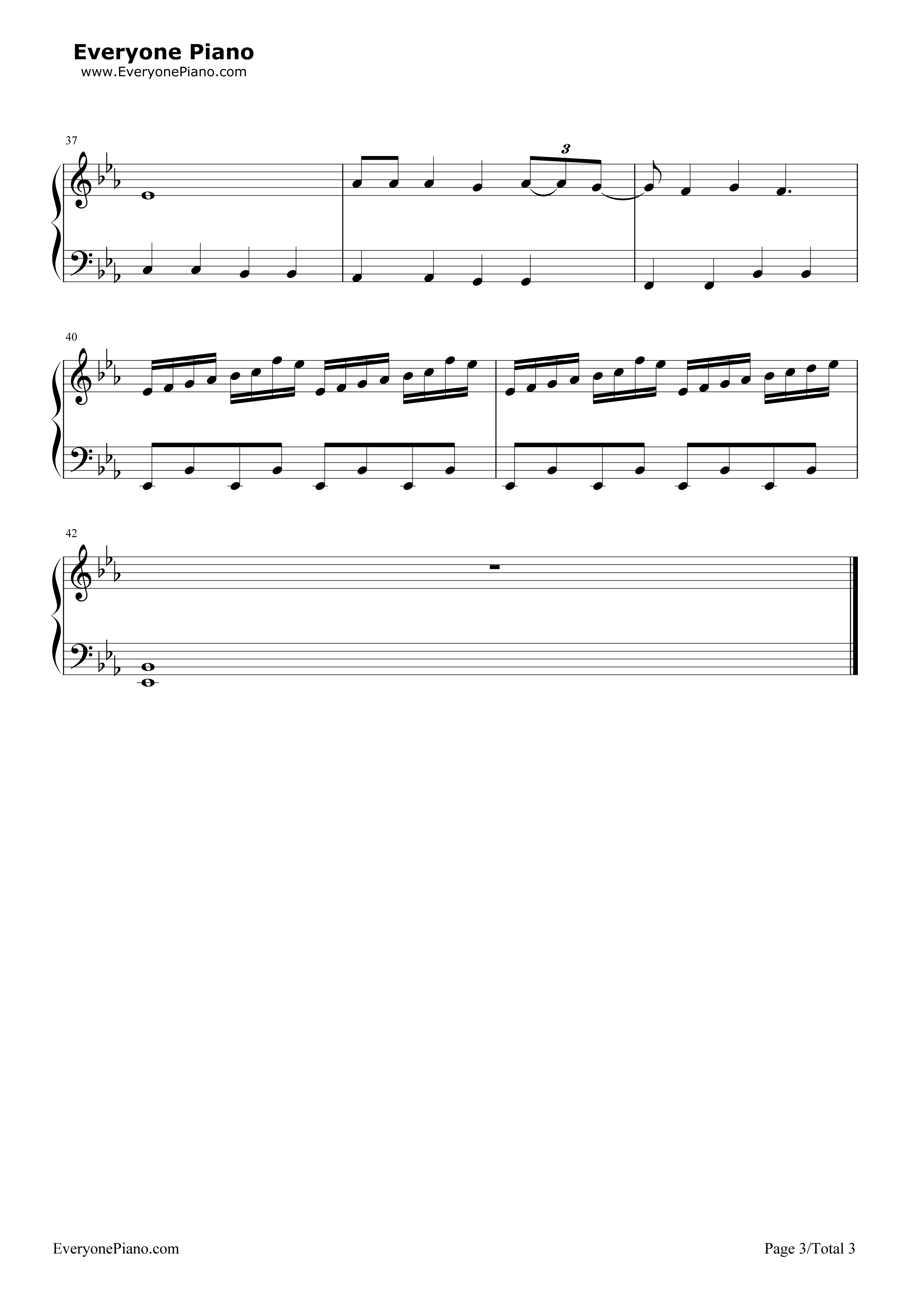 皮卡丘之歌钢琴谱_大谷育江