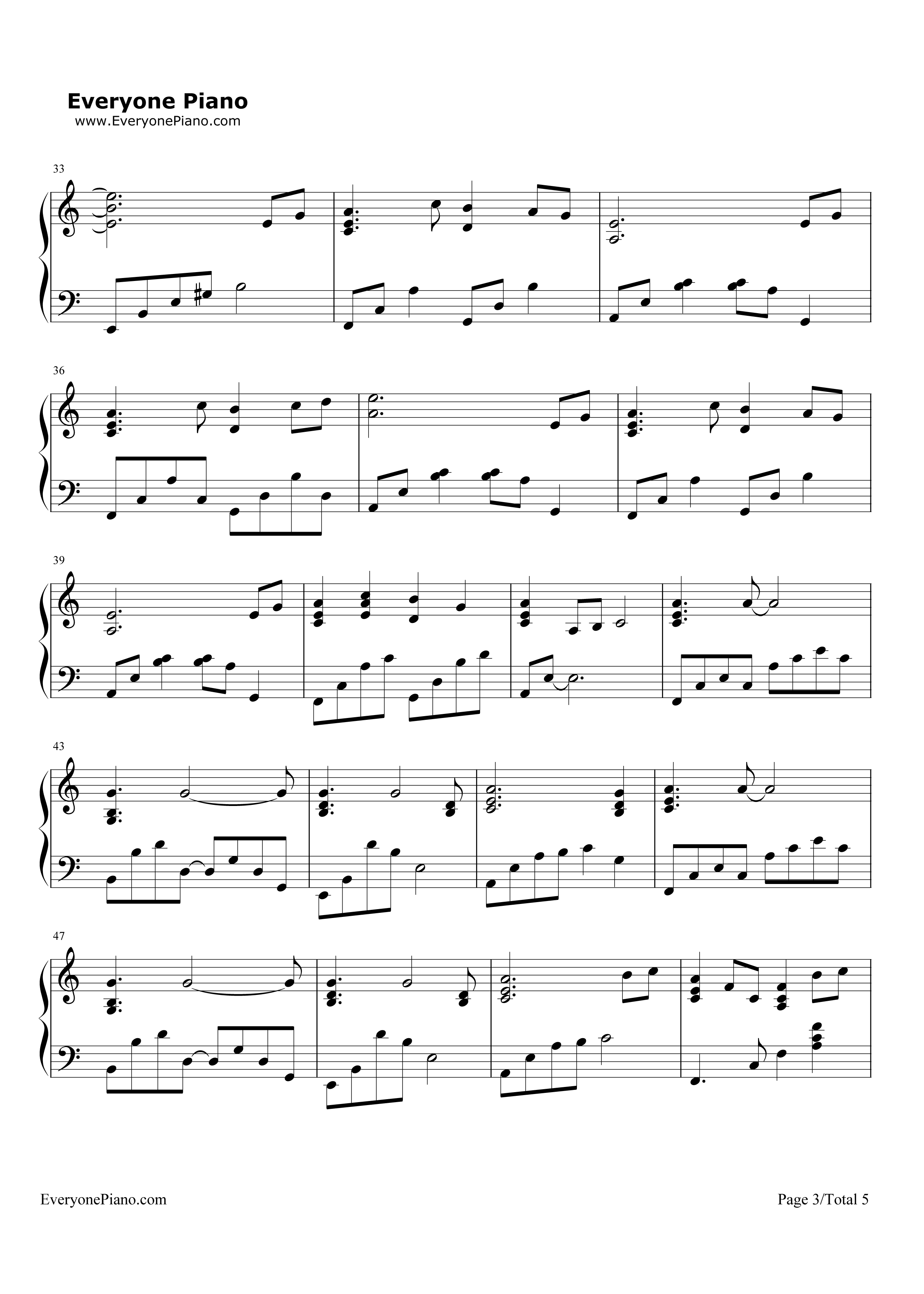 海之女神钢琴谱_神思者