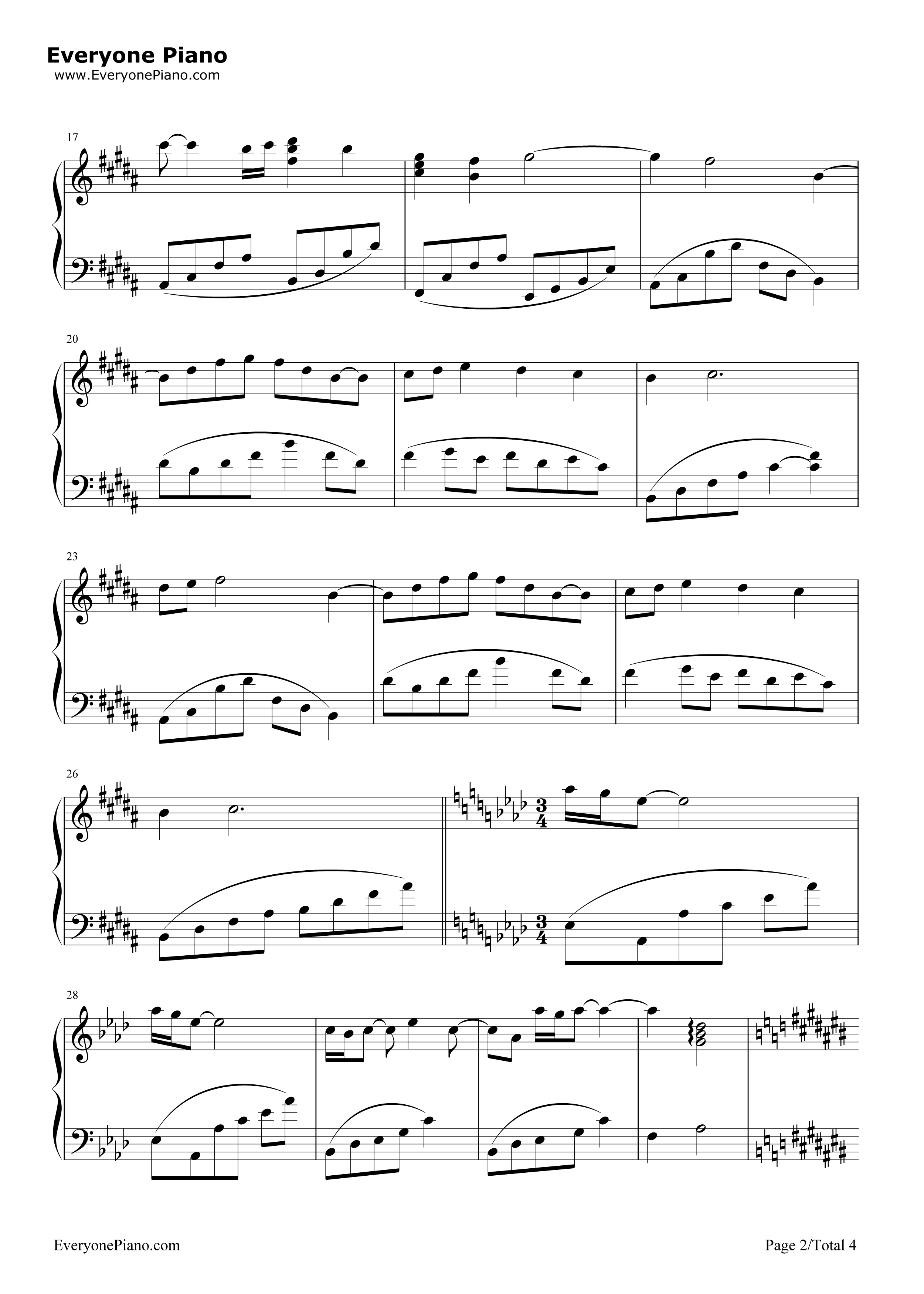 巴巴多斯岛的白沙钢琴谱_班得瑞