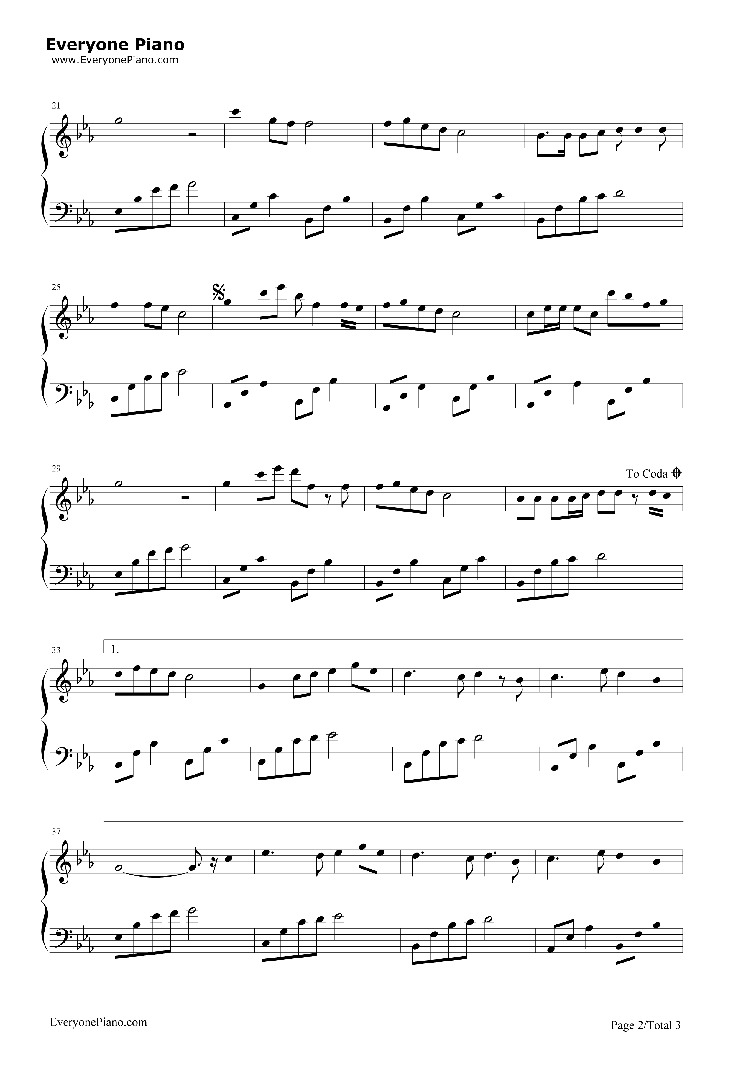 星愿钢琴谱_刘牧__马钰淇