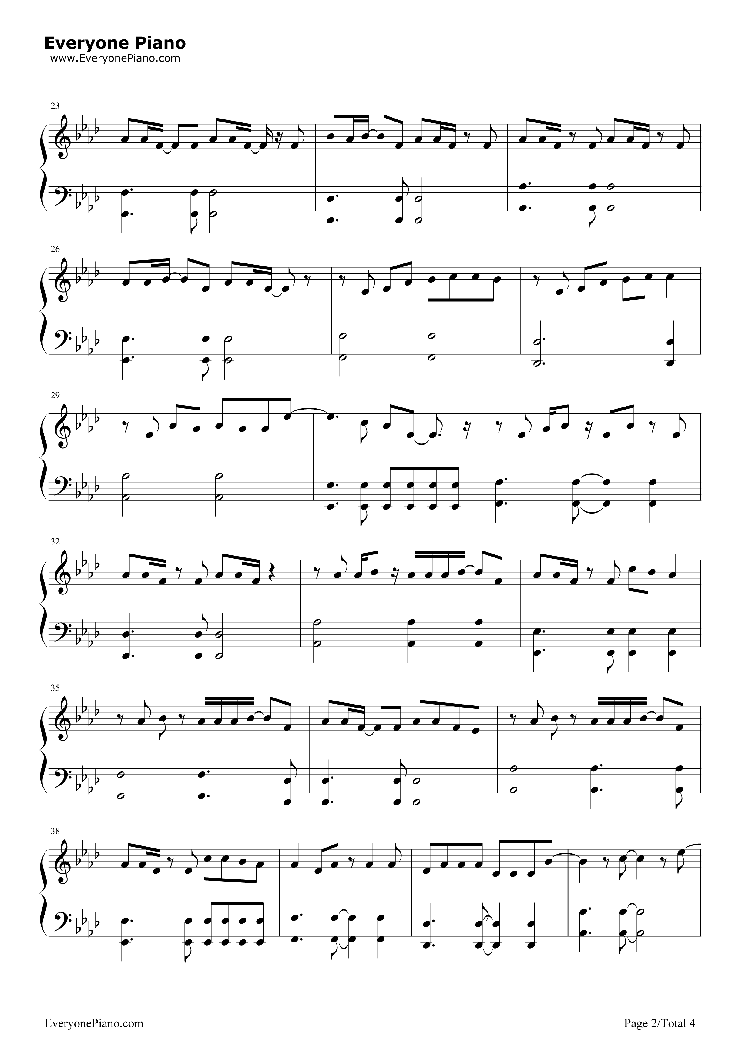 My_Superstar钢琴谱_Jessie_J