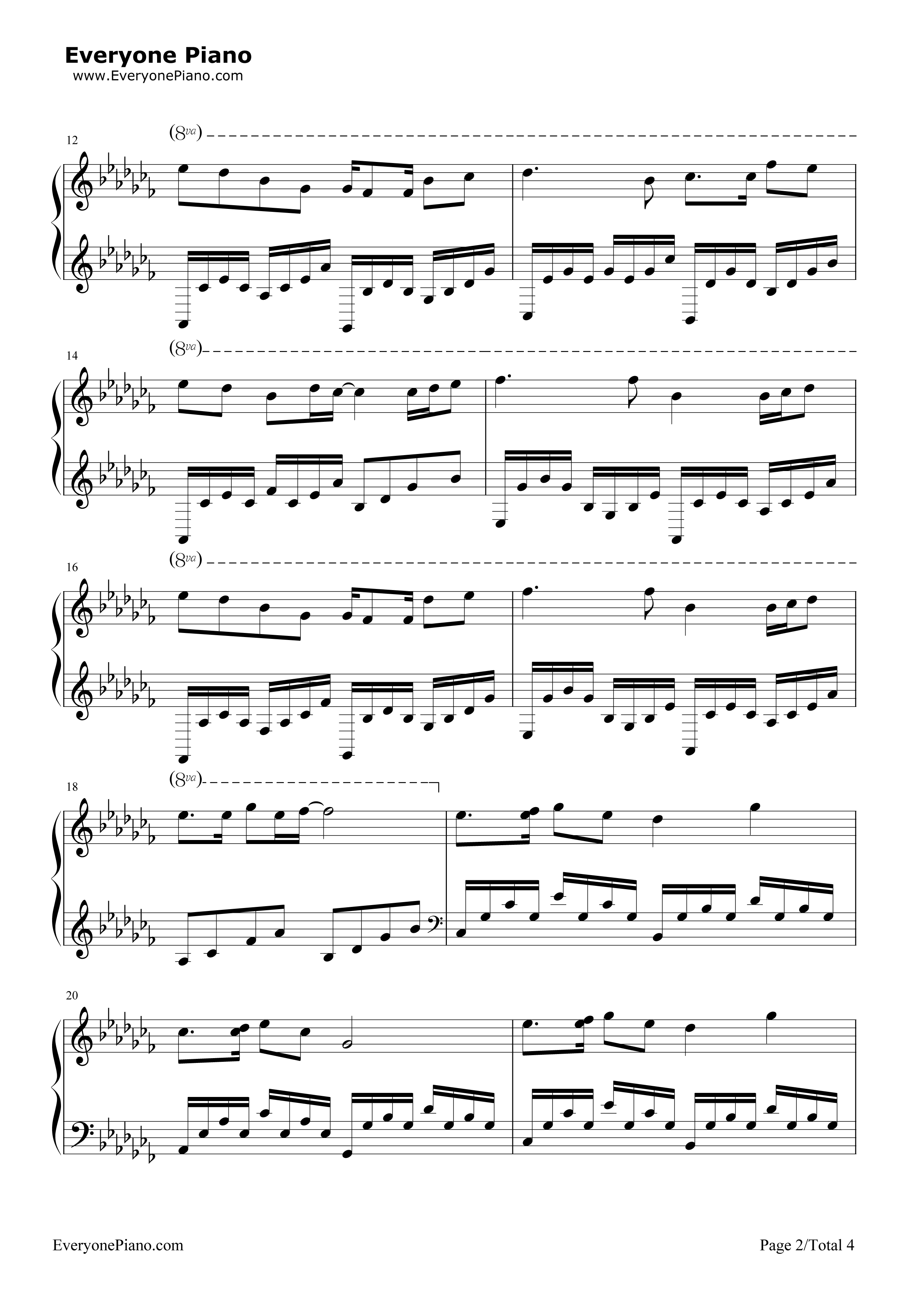 Good_Night钢琴谱_班得瑞