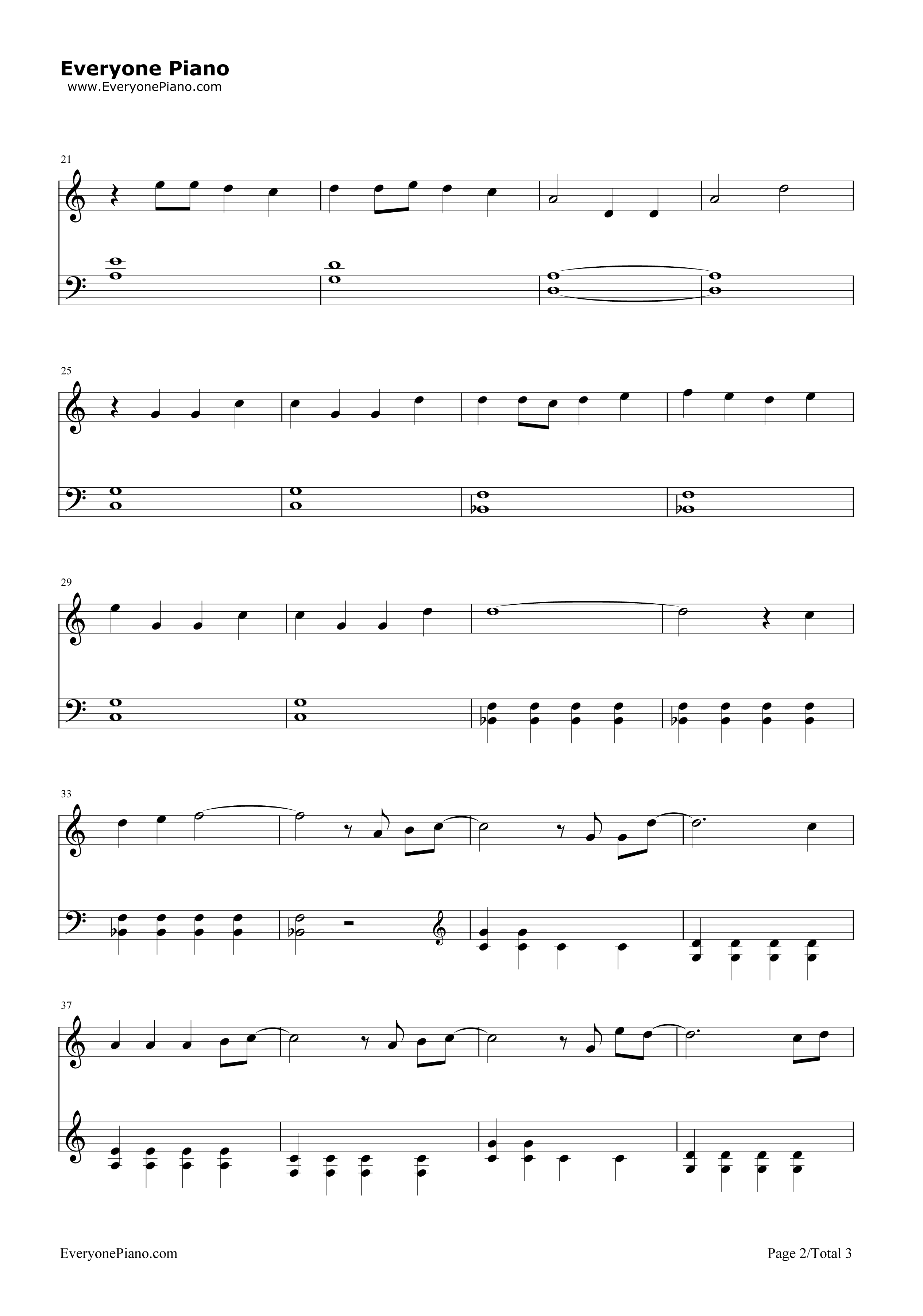 Let_It_Go超简单版钢琴谱_Demi_Lovato