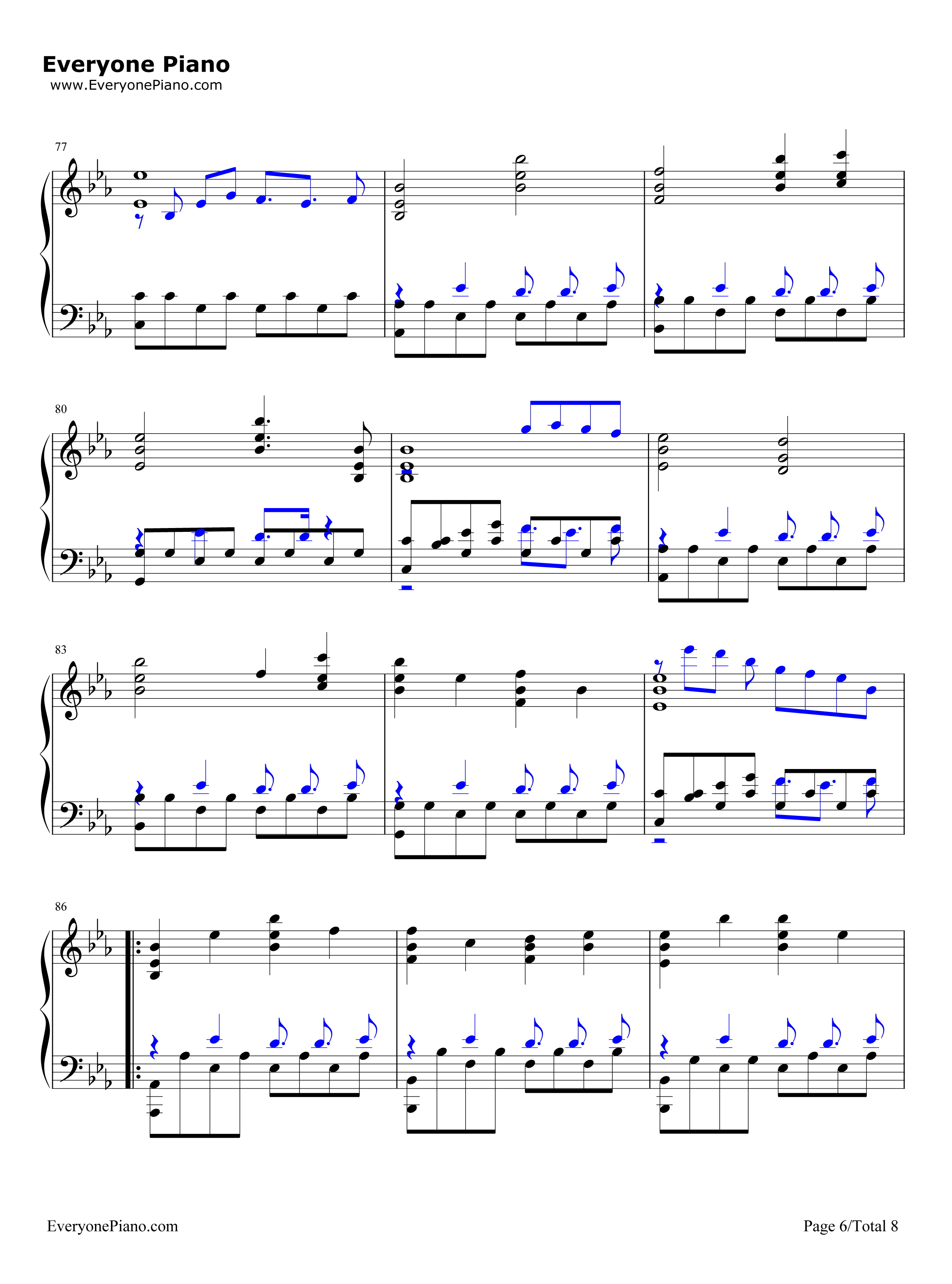 Undertale钢琴谱_Toby_Fox