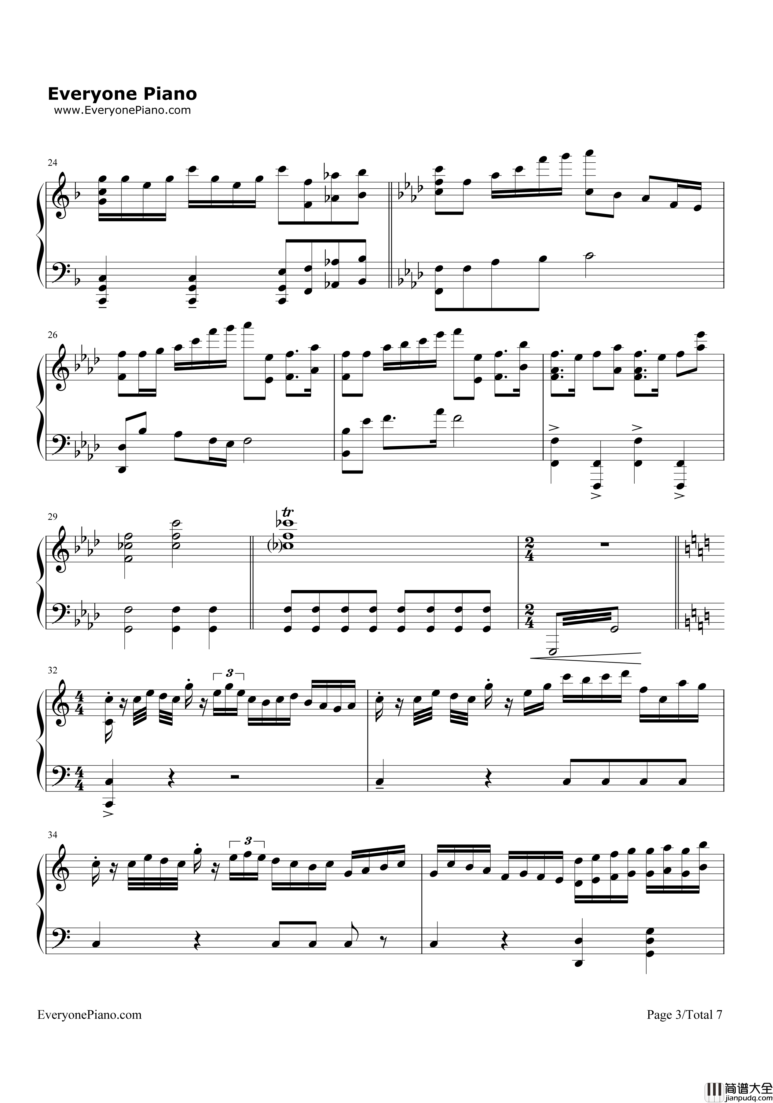 See_You_Tomorrow钢琴谱_John_Powell