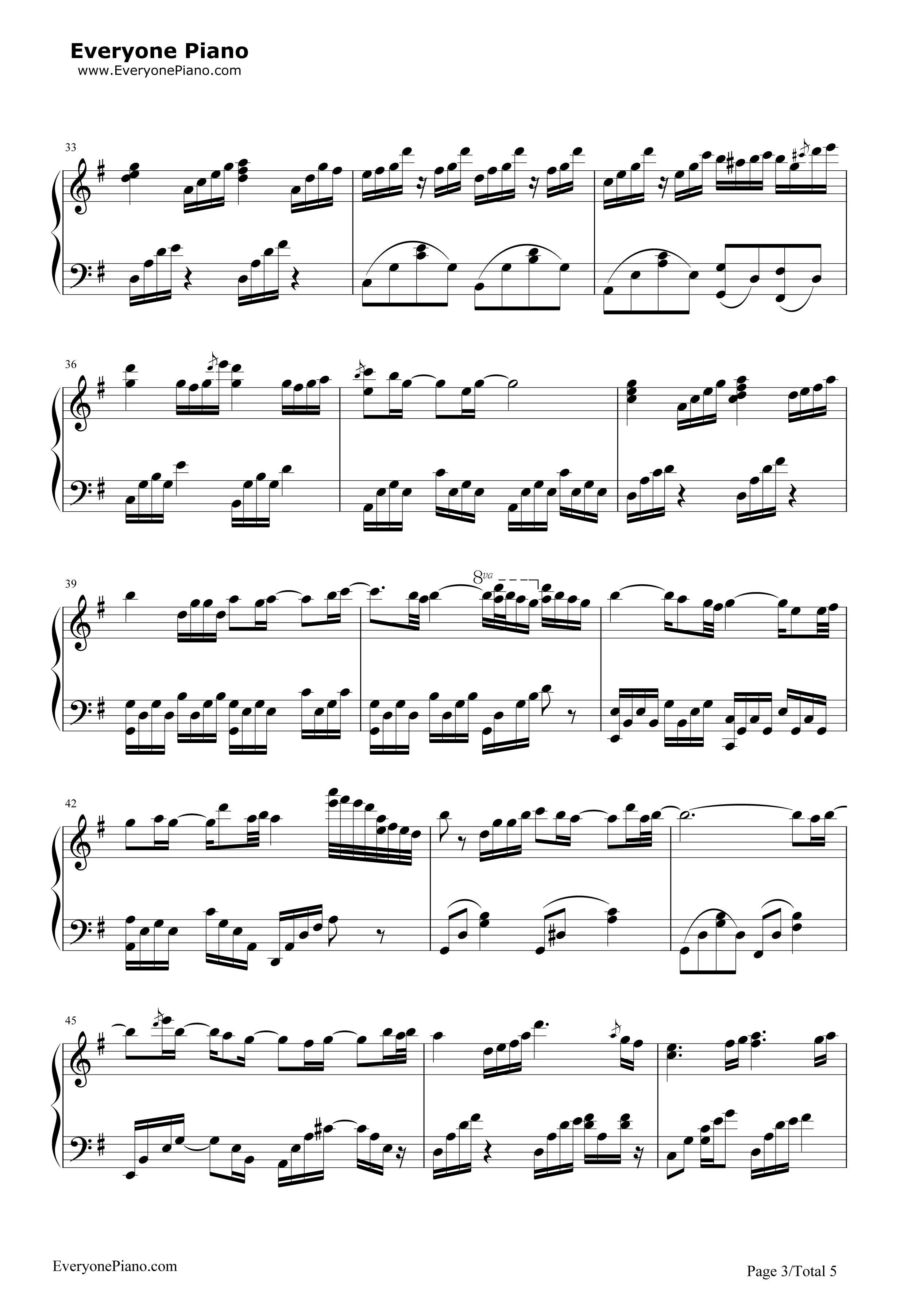 What_Makes_You_Beautiful钢琴谱_未知