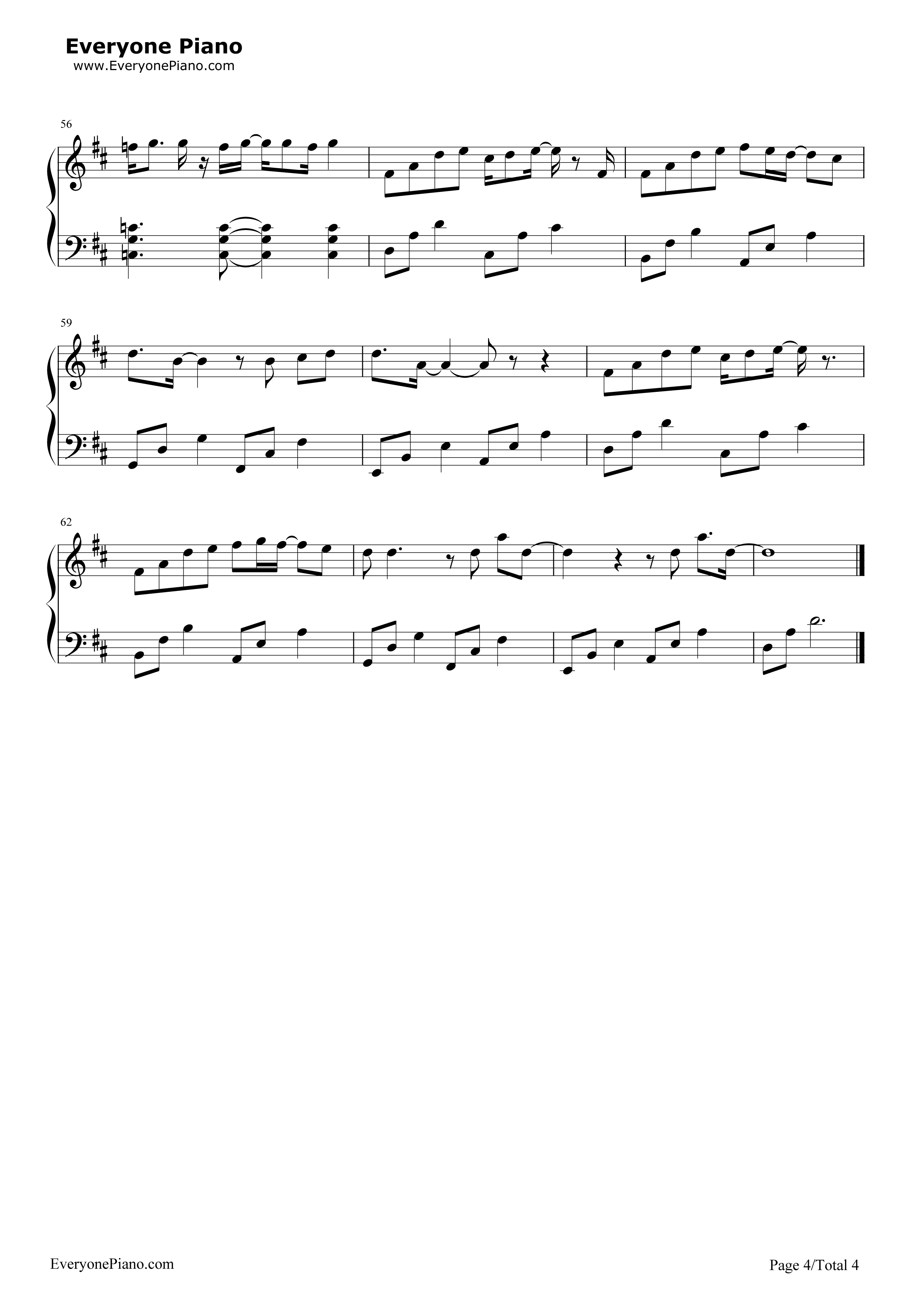 铁拳钢琴谱_筷子兄弟