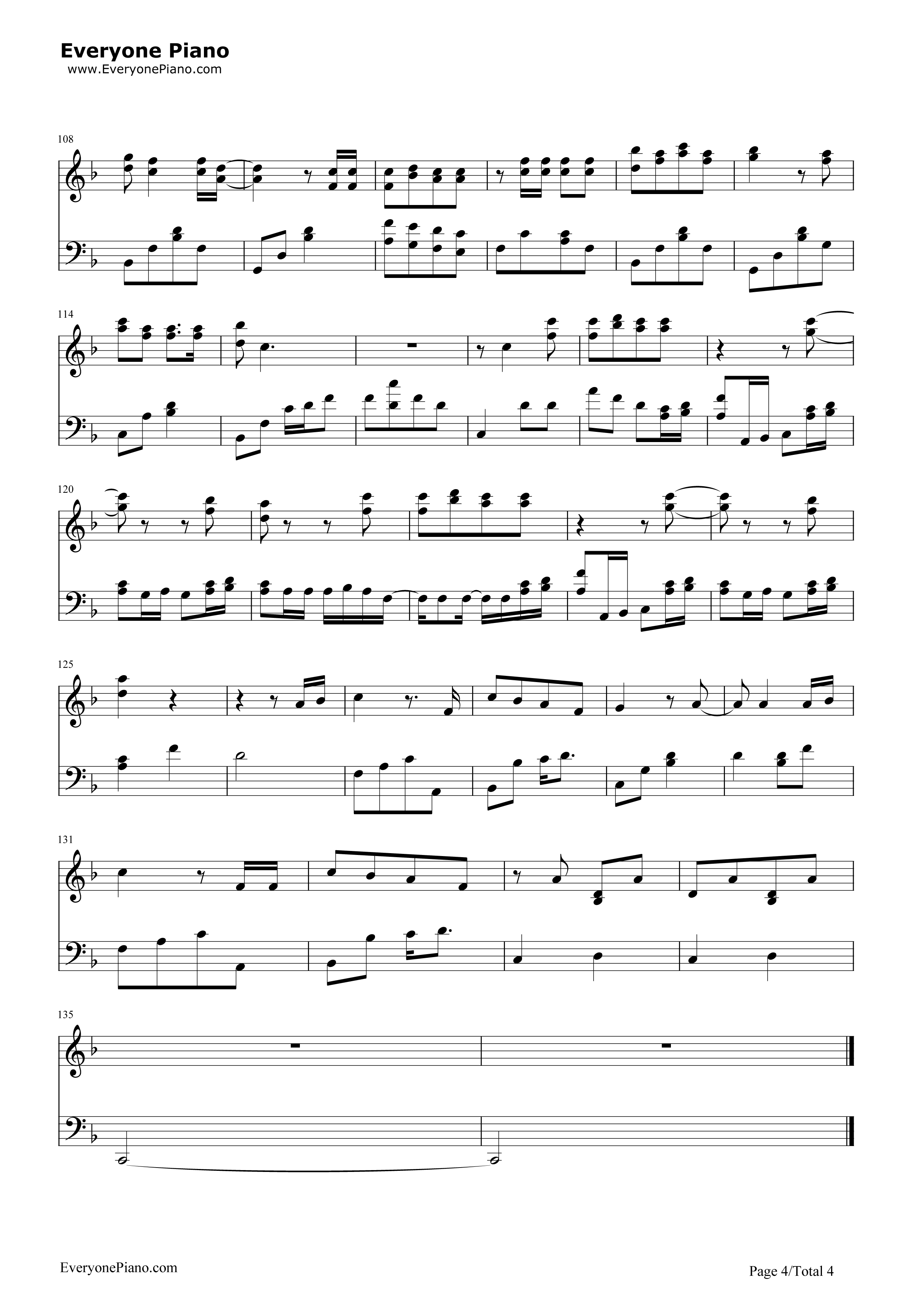 A_Step_You_Can't_Take_Back钢琴谱_Keira_Knightley