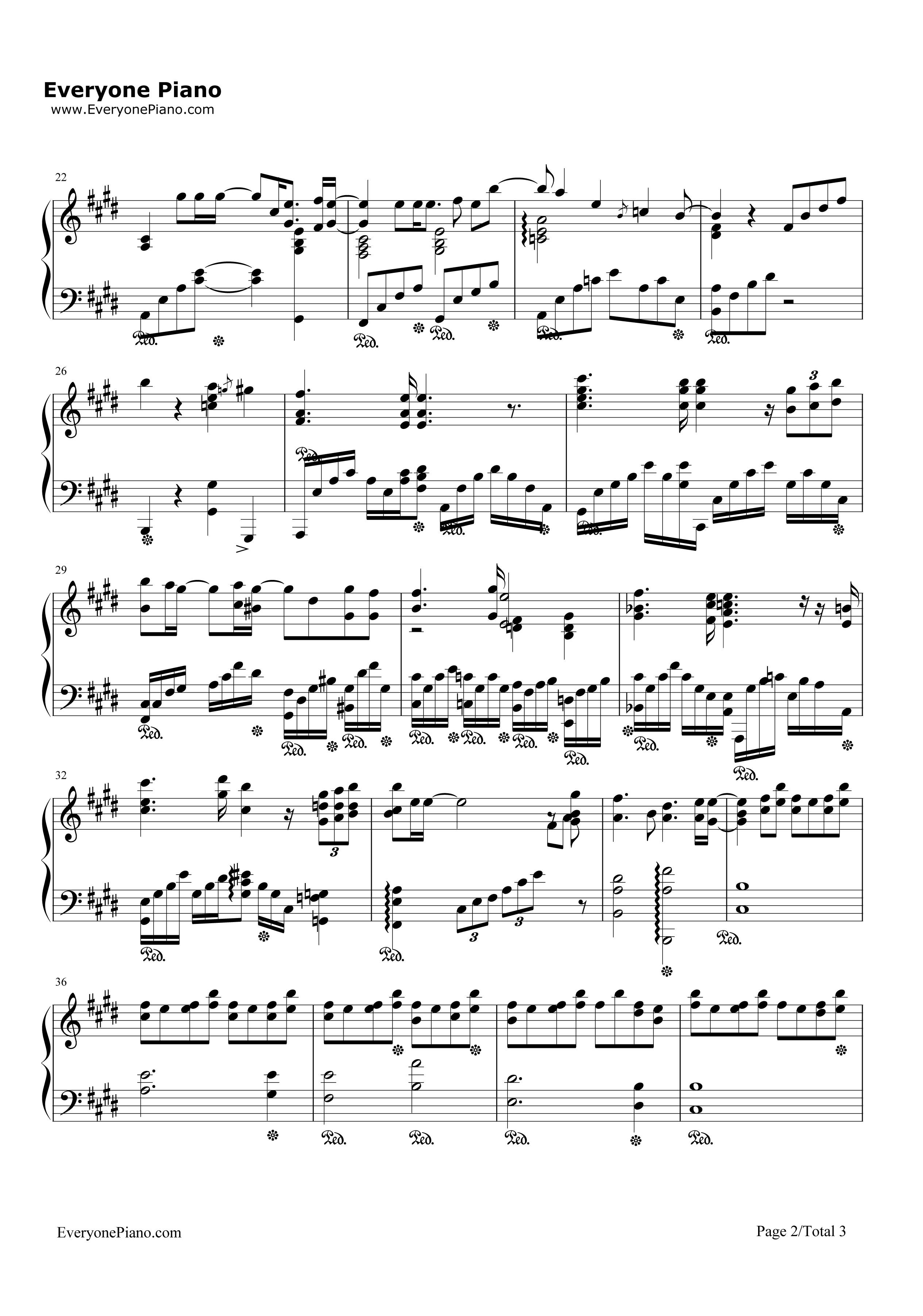 Wishing钢琴谱_水濑祈