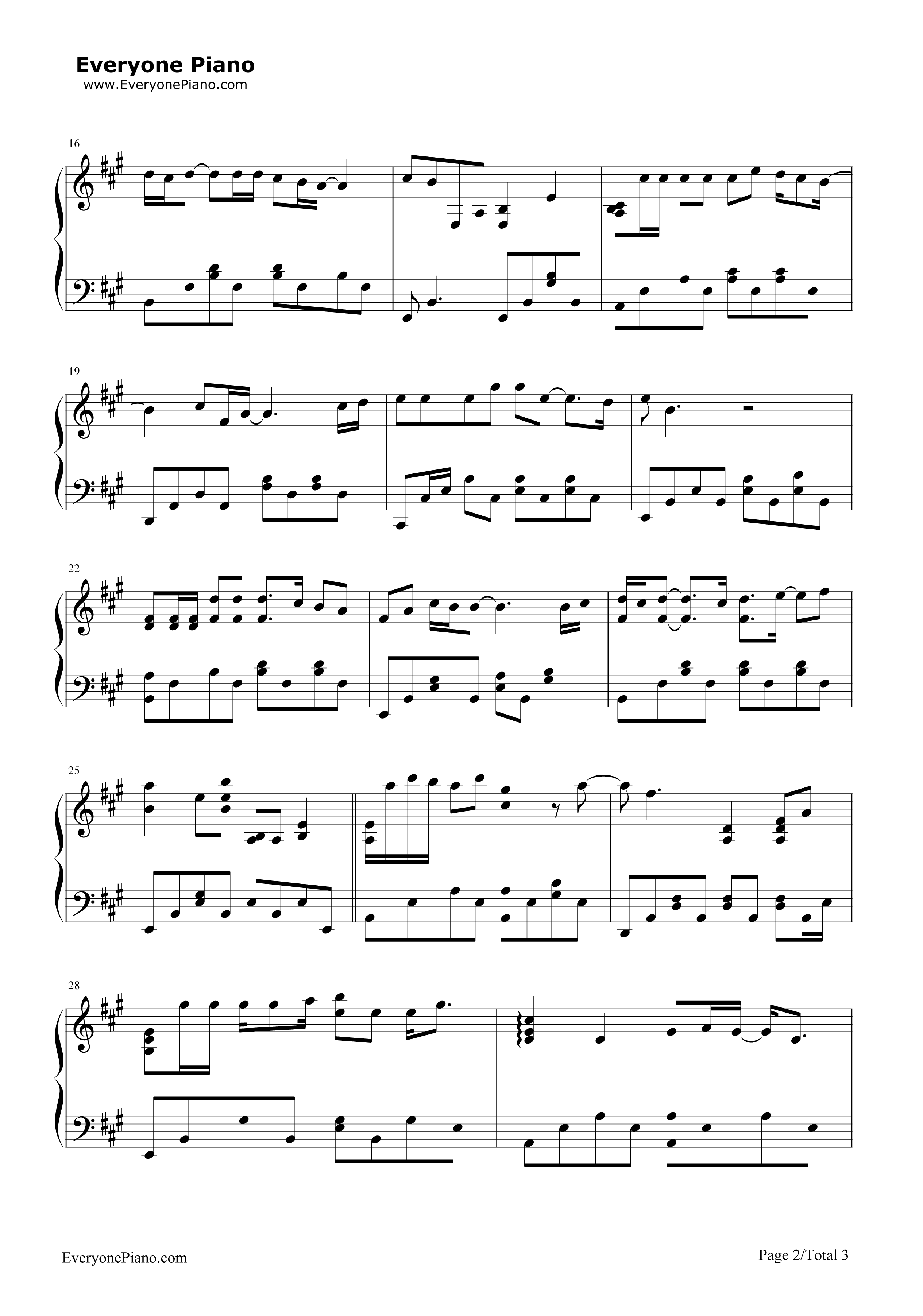 灵魂尽头钢琴谱_张惠妹