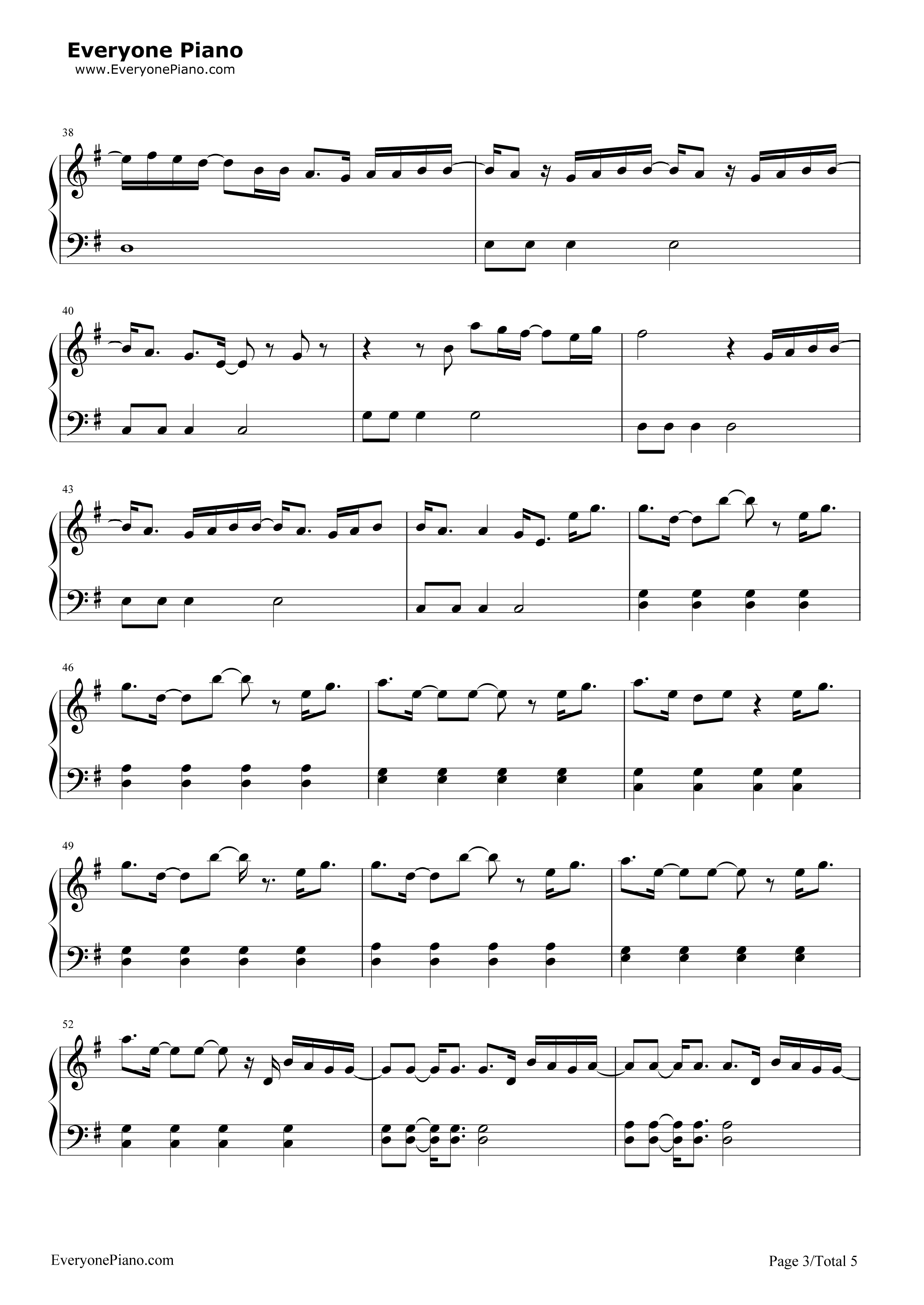 Don't_Wanna_Know钢琴谱_Maroon_5_Kendrick_Lamar