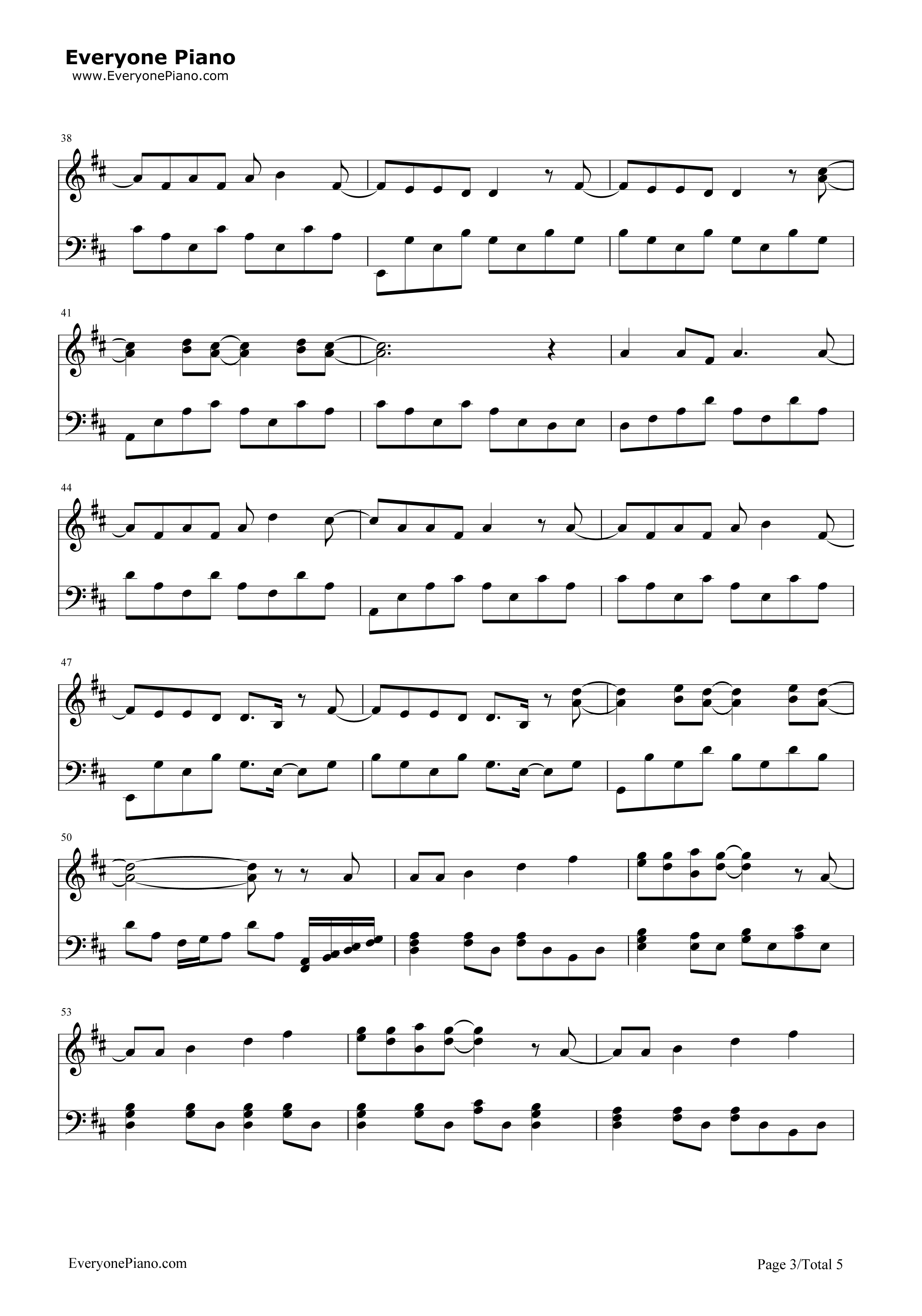 Feels_Like_Summer钢琴谱_Tim_Wheeler