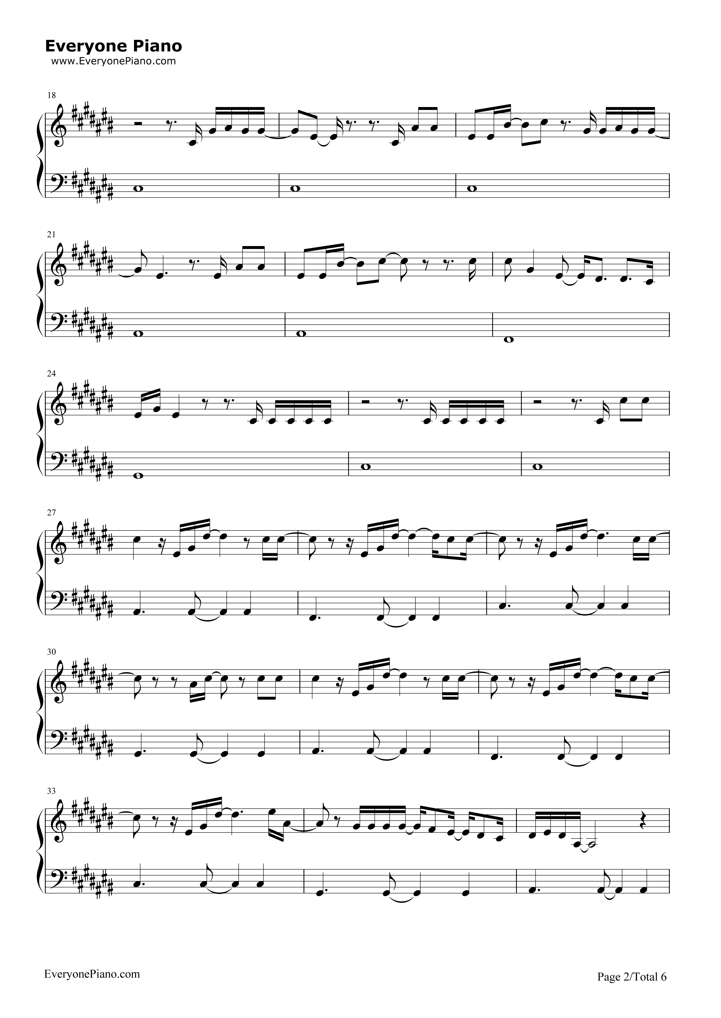 Still Falling For You钢琴谱_Ellie_Goulding