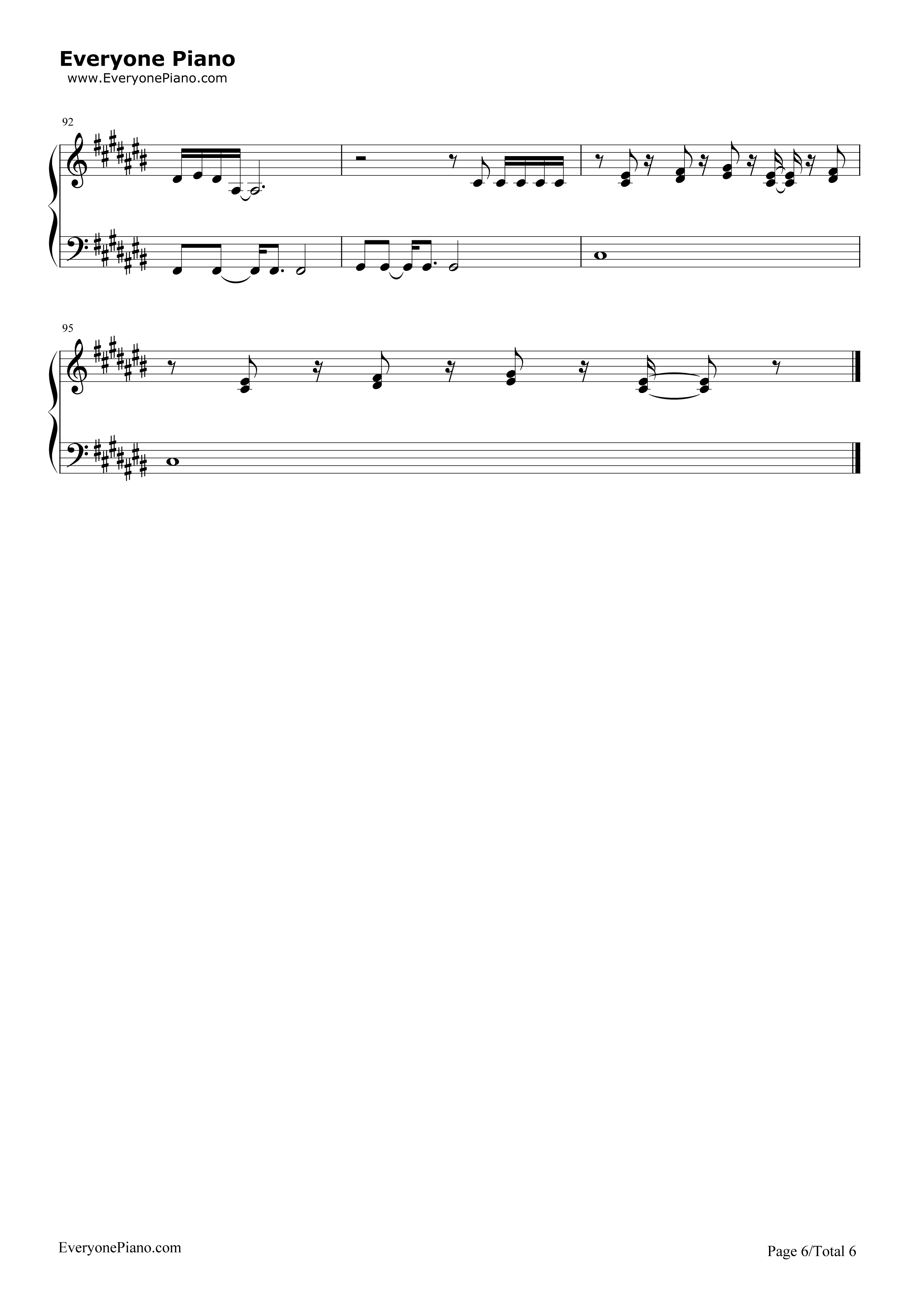 Still Falling For You钢琴谱_Ellie_Goulding