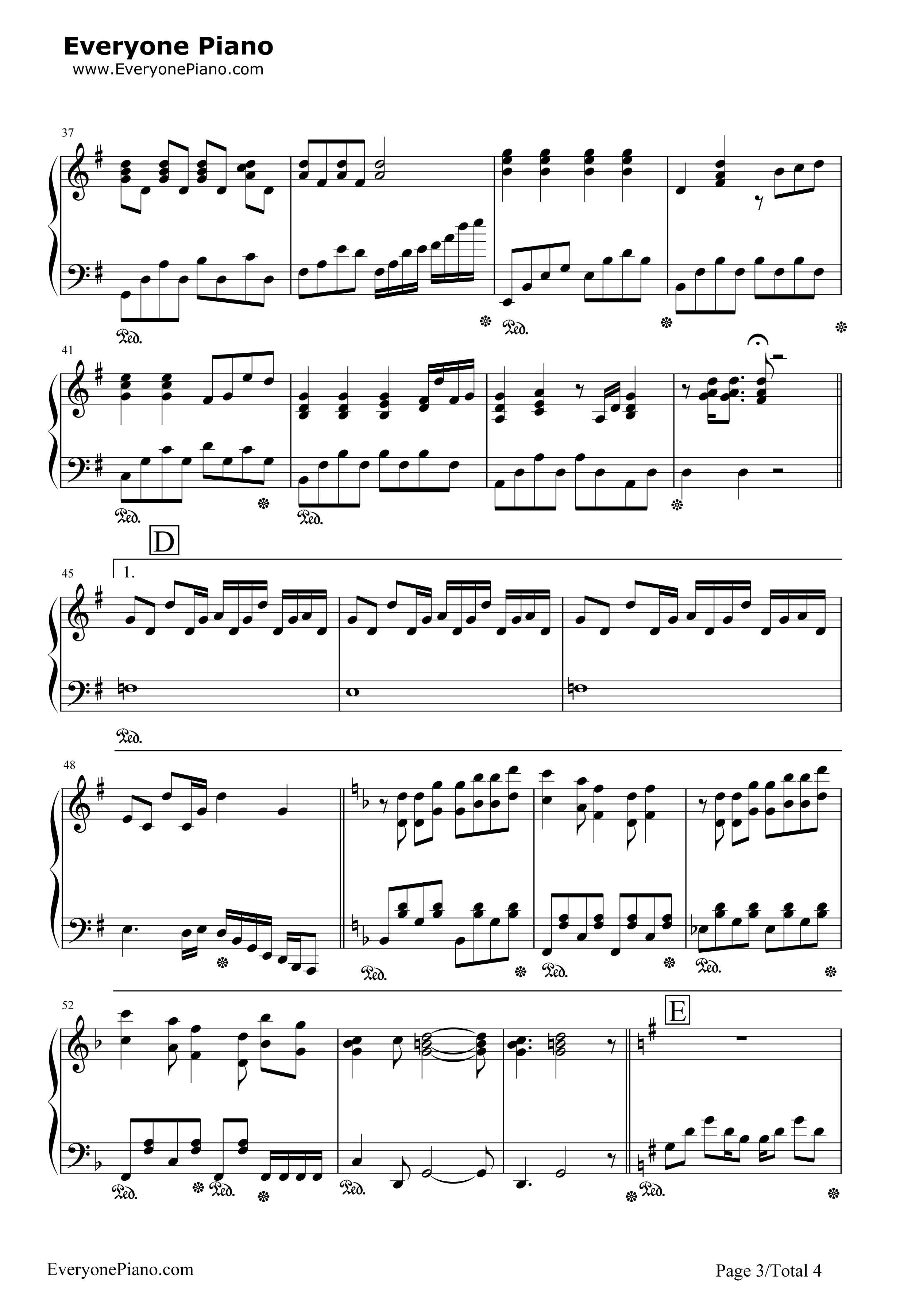 花香钢琴谱_许绍洋