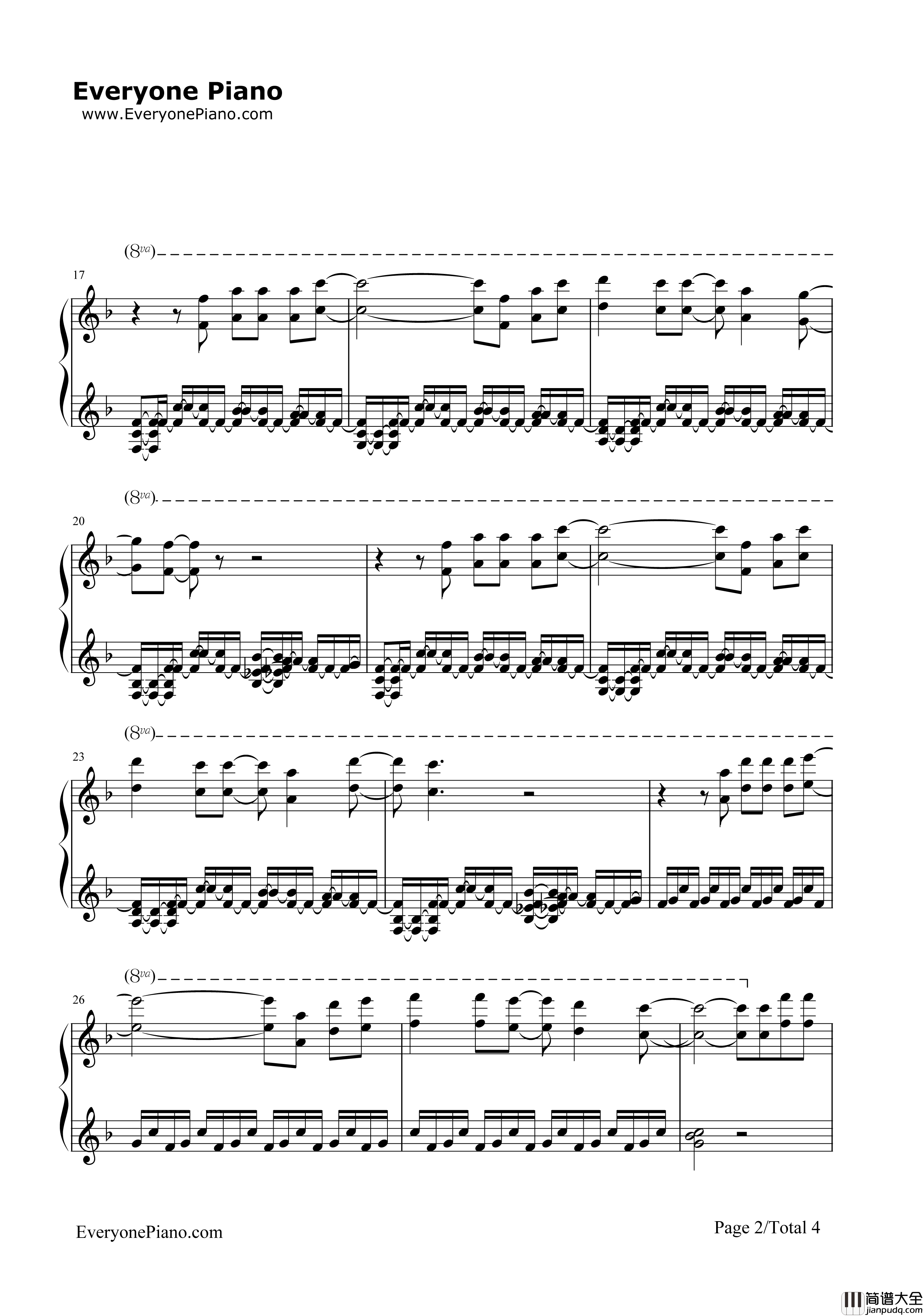 A_World_Without_Danger钢琴谱_Julien_Lamassonne_(Noam_Kaniel)