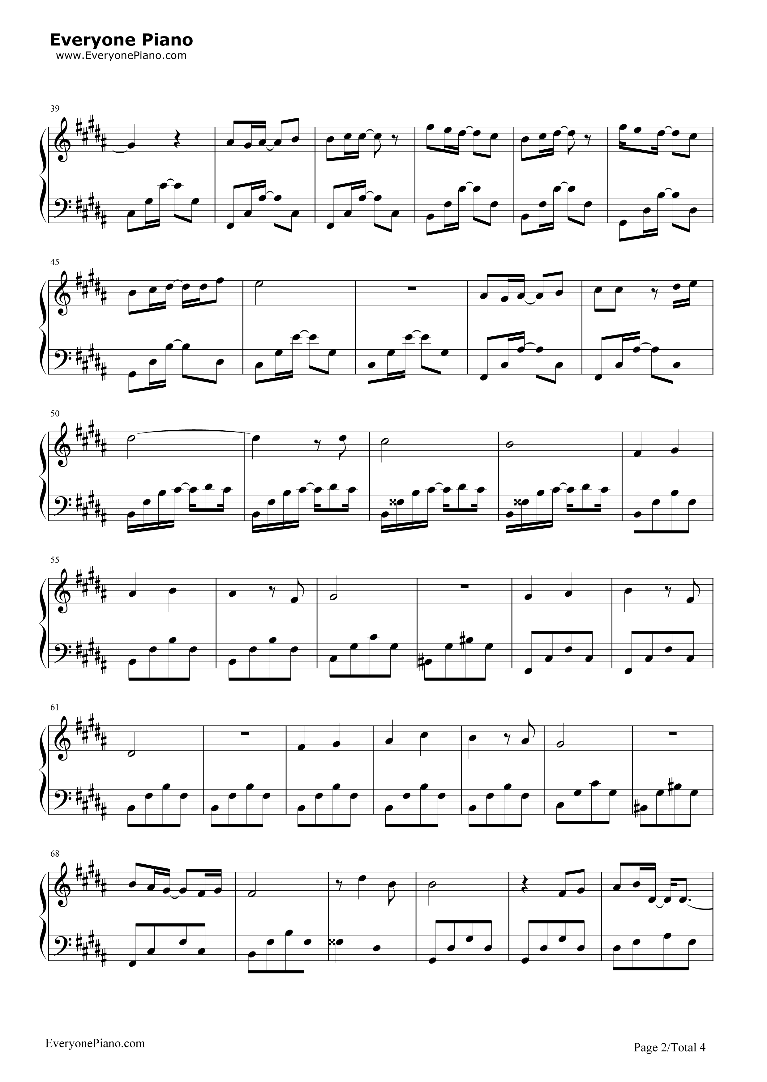 你一言我一语钢琴谱_李健