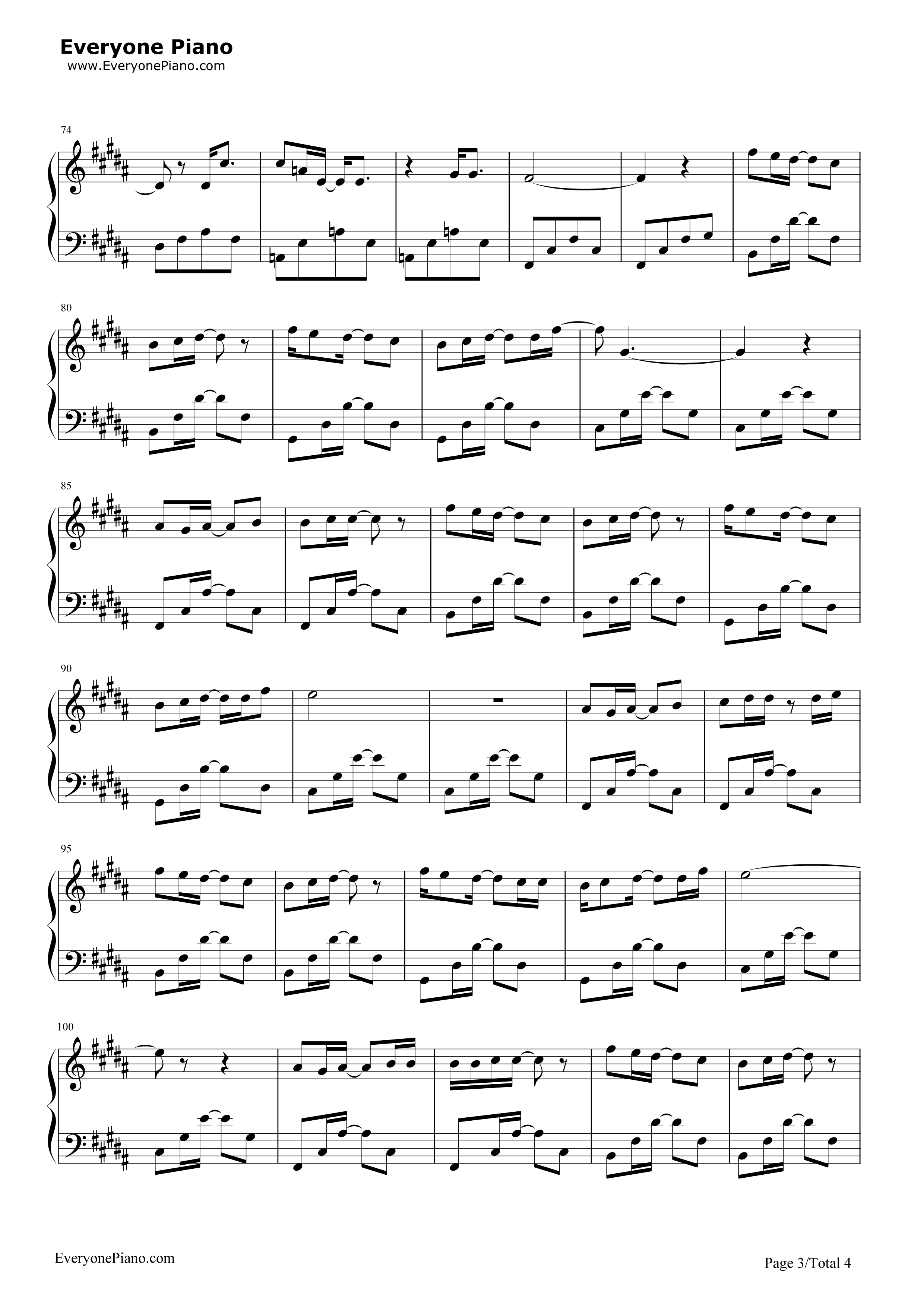 你一言我一语钢琴谱_李健