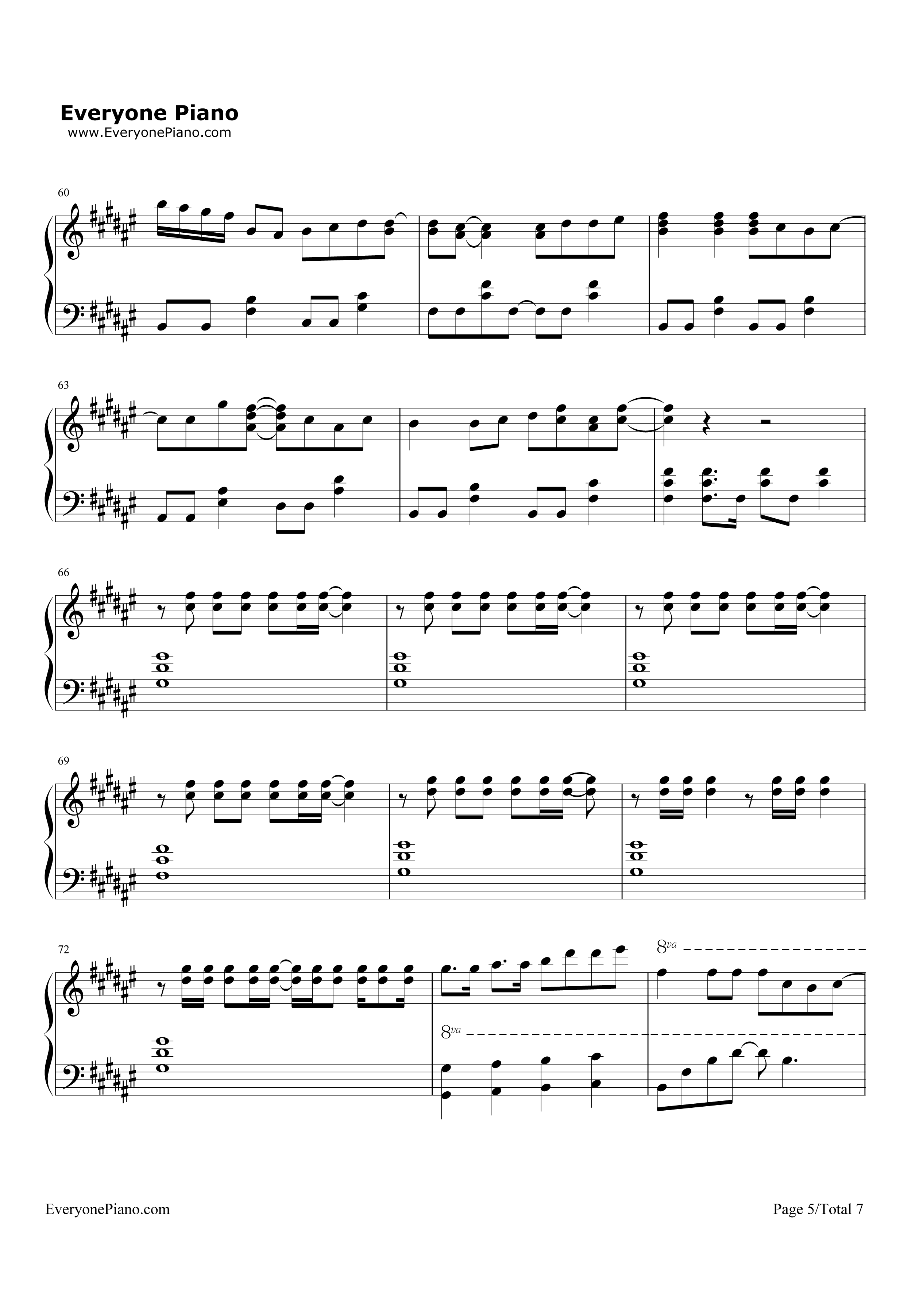 Jungle_P钢琴谱_5050