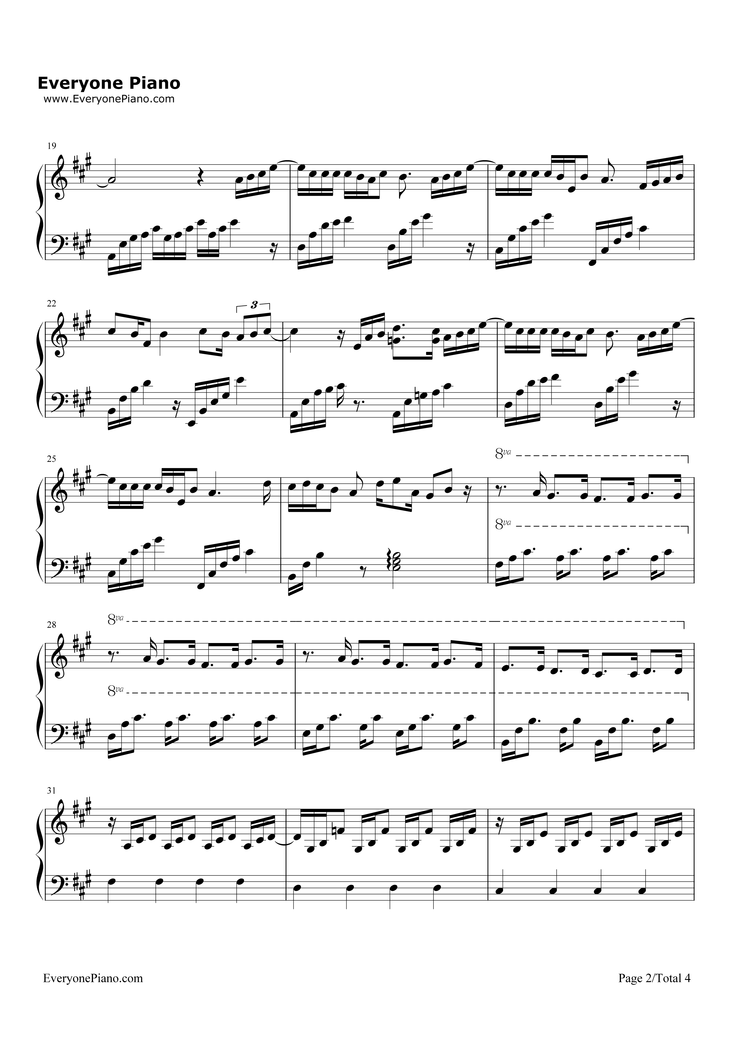 只是朋友钢琴谱_陈翔