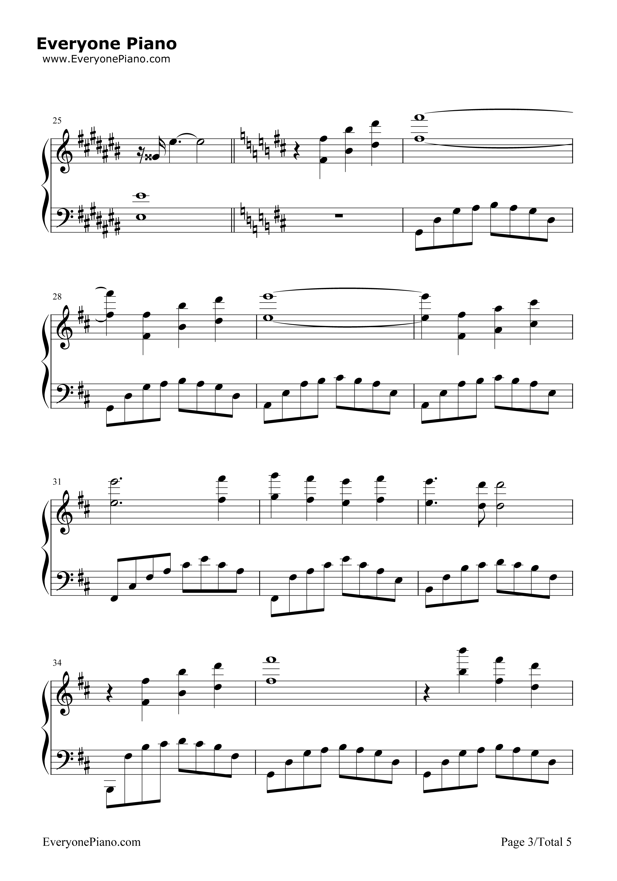 浮诛钢琴谱_张杰