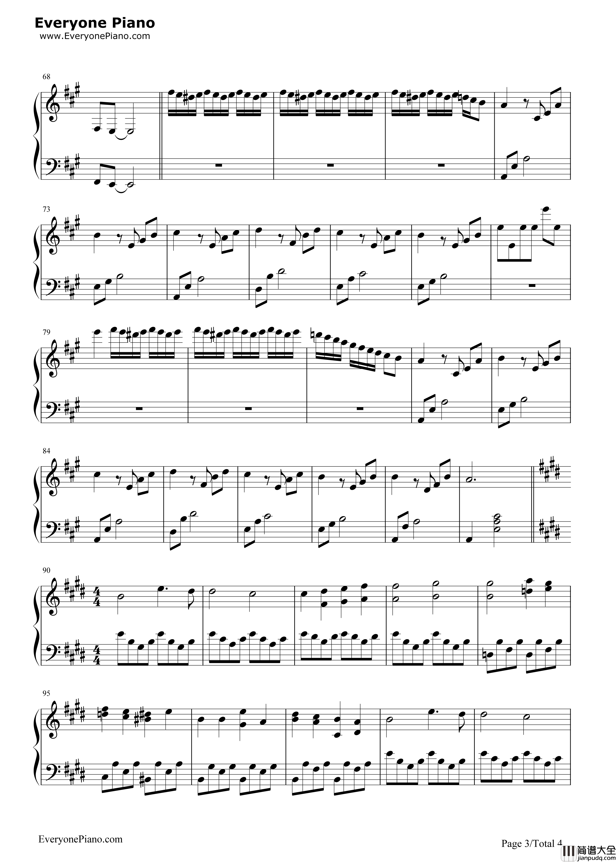 憧れの非日常钢琴谱_吉森信