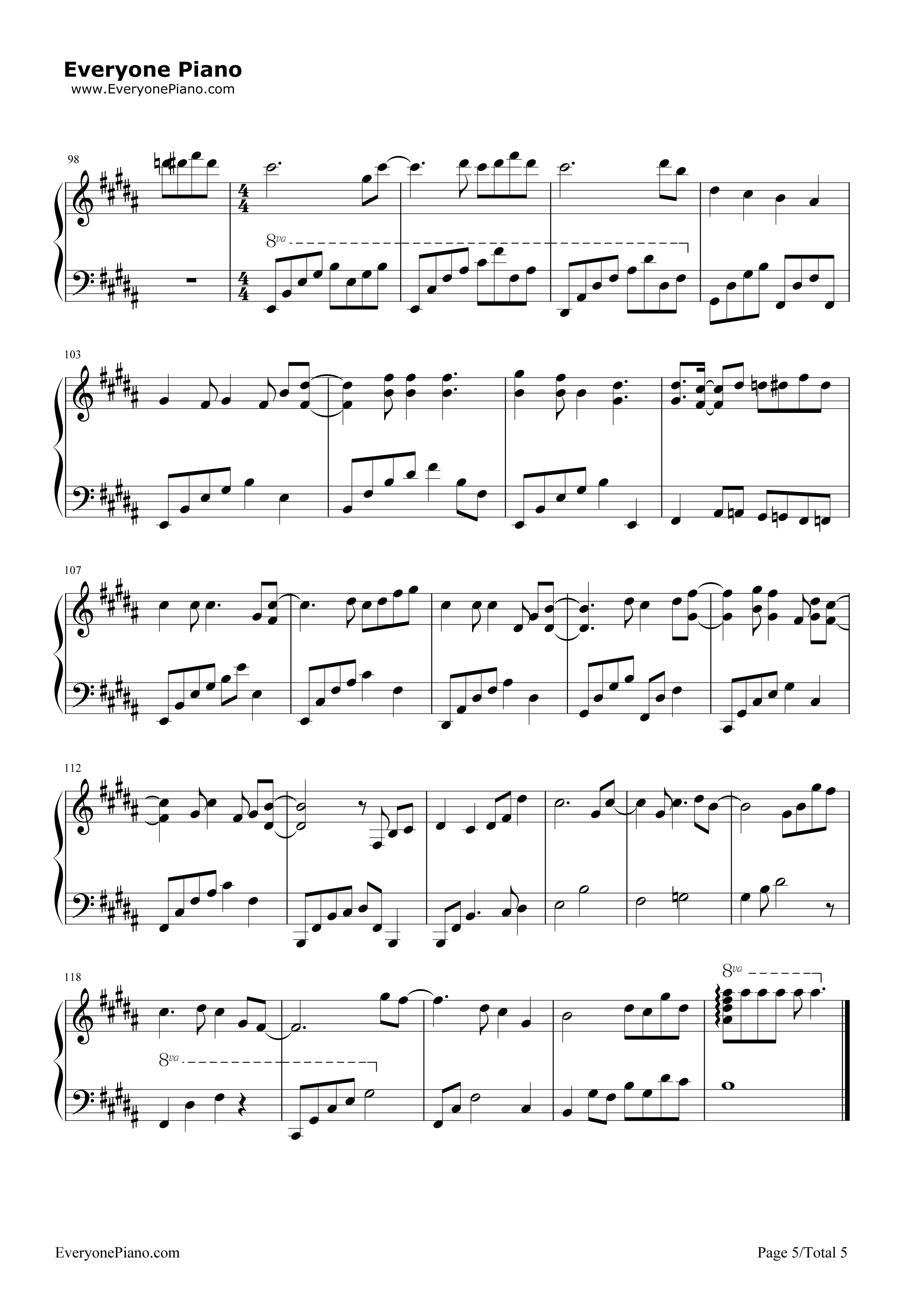 复刻回忆钢琴谱_薛凯琪