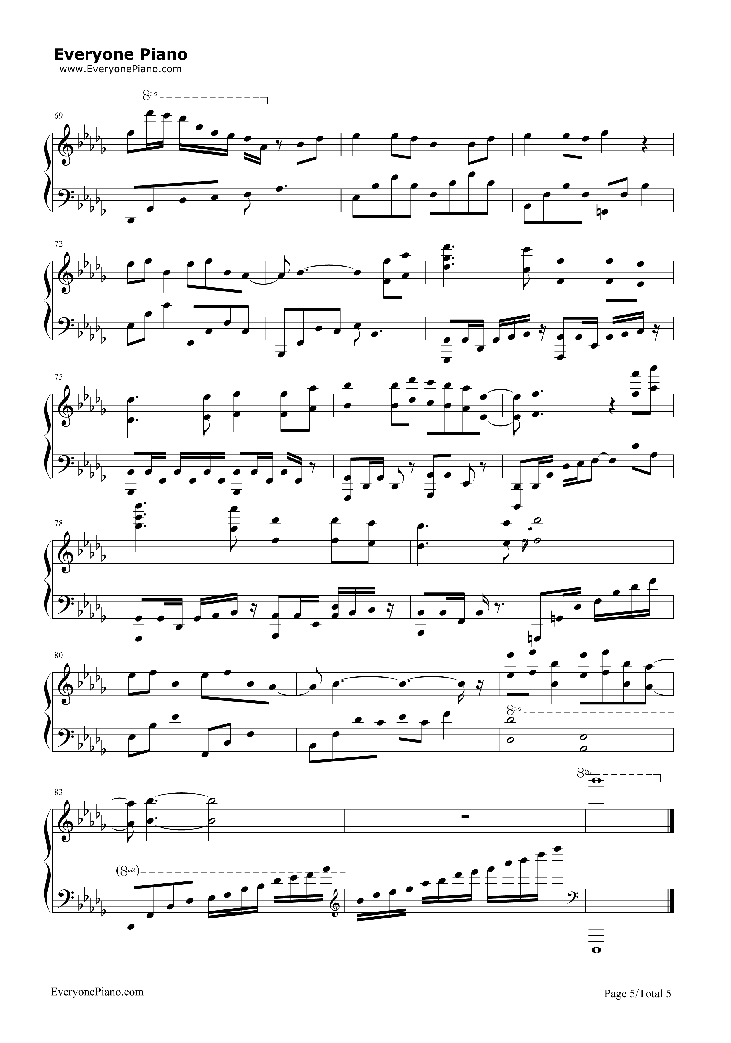 _大鱼_完美演奏版钢琴谱_周深