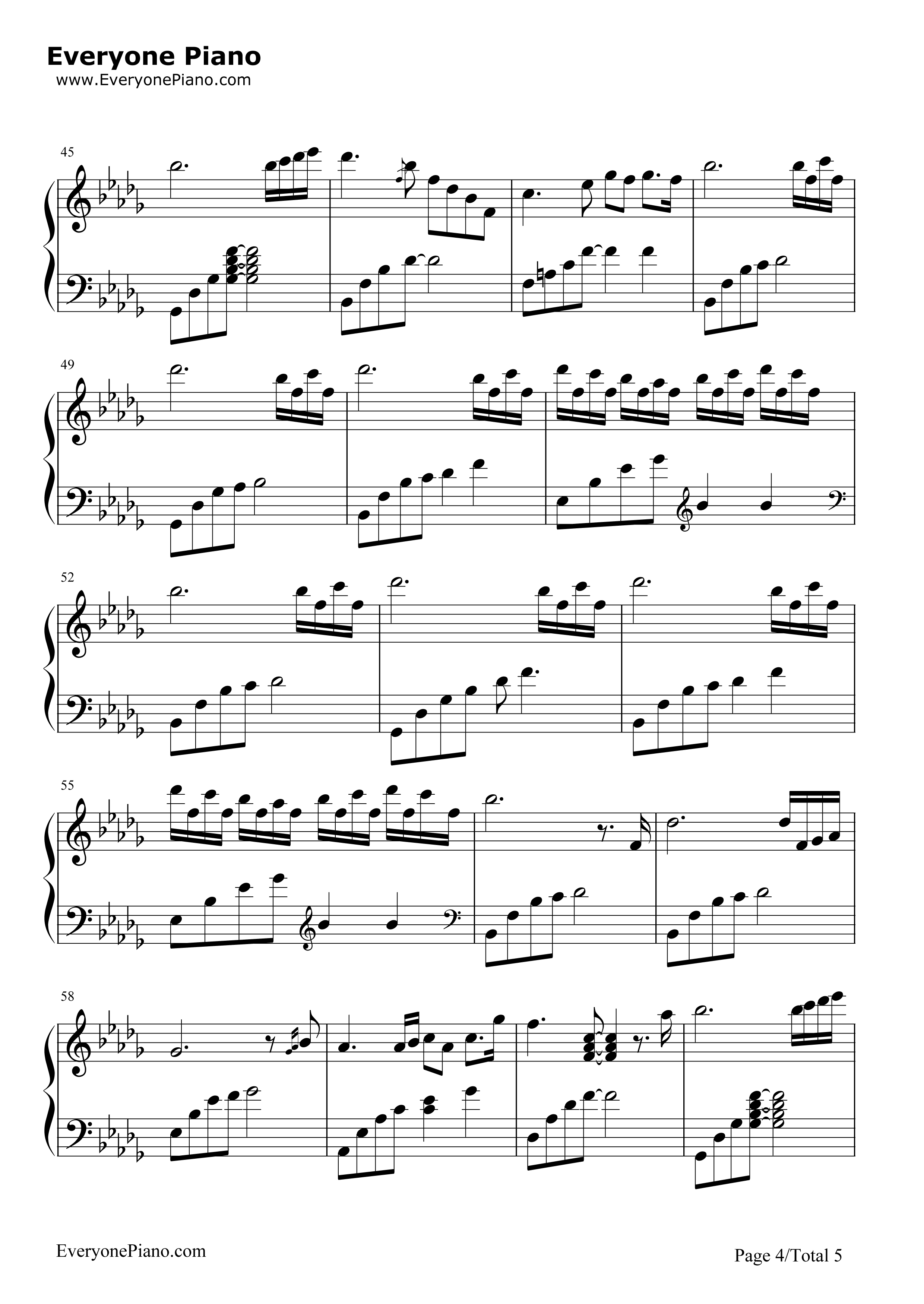 眼泪_Tears钢琴谱_The_Daydream