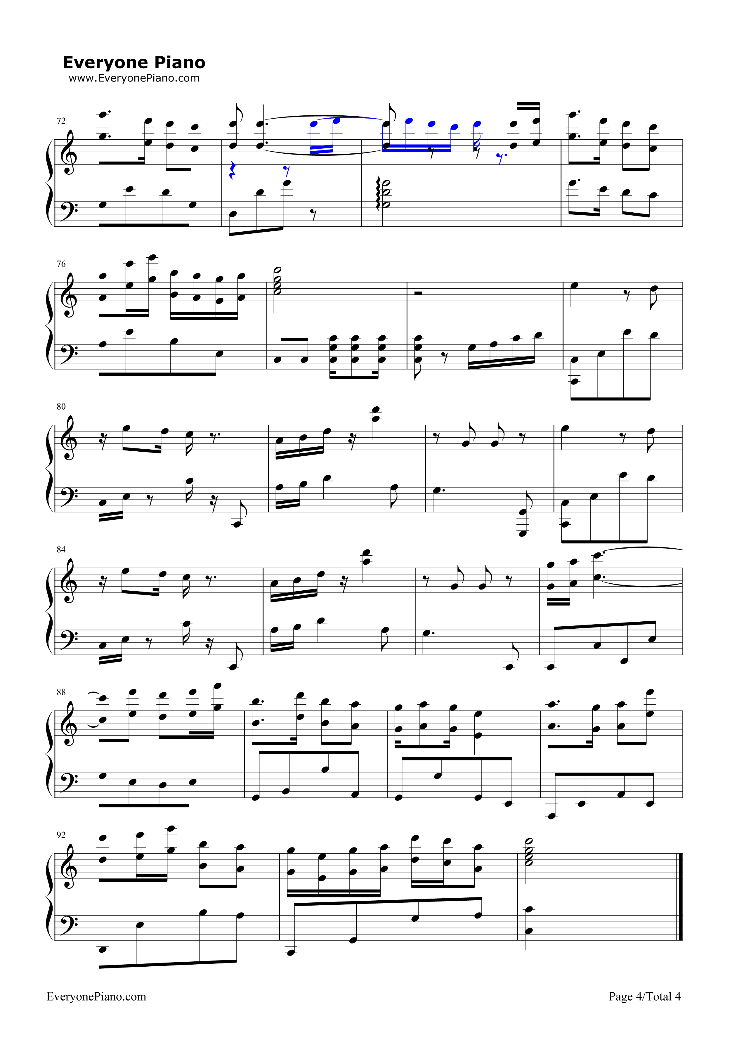 咱们屯里的人钢琴谱_赵本山