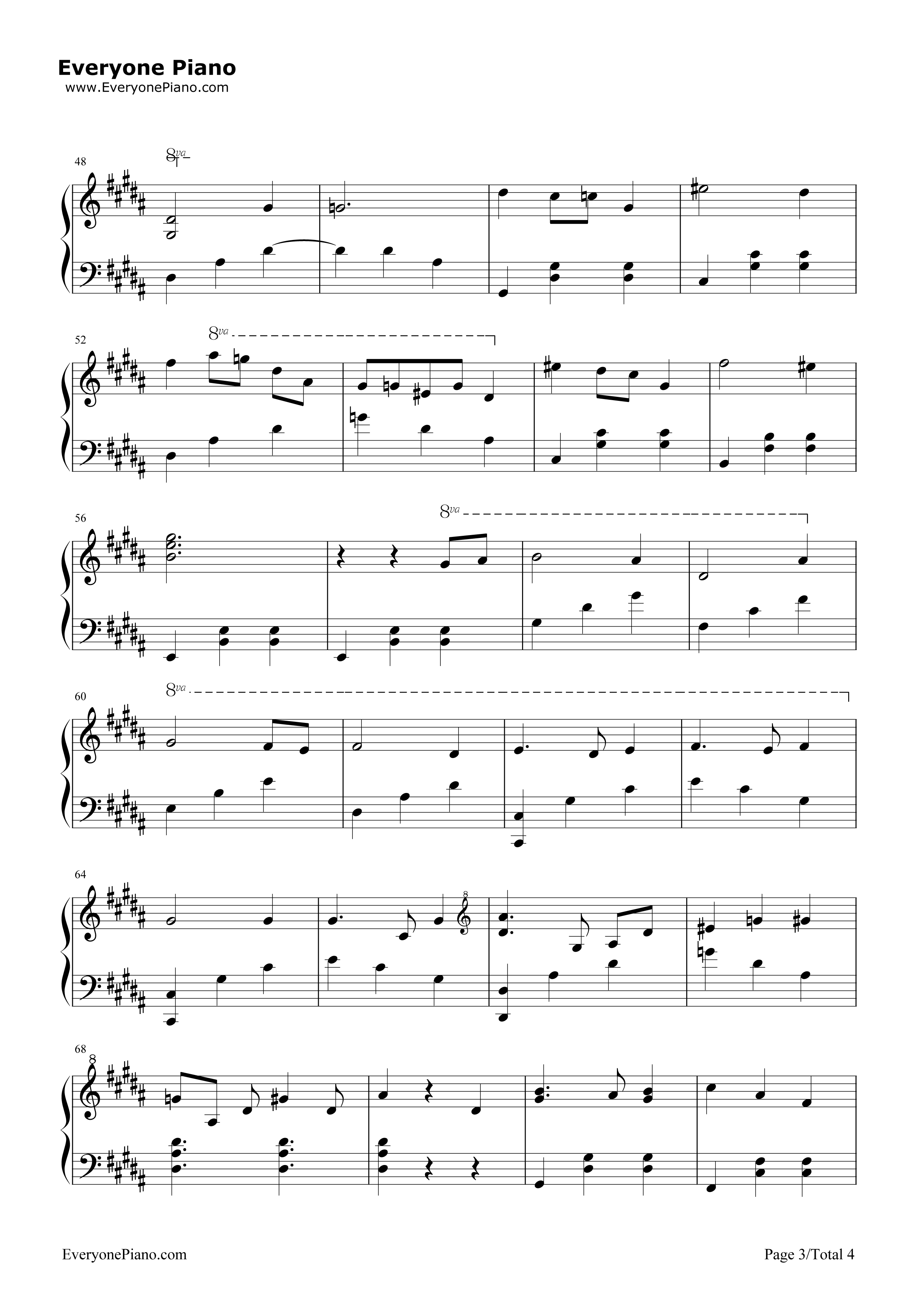 Secret_Sky钢琴谱_MICHI