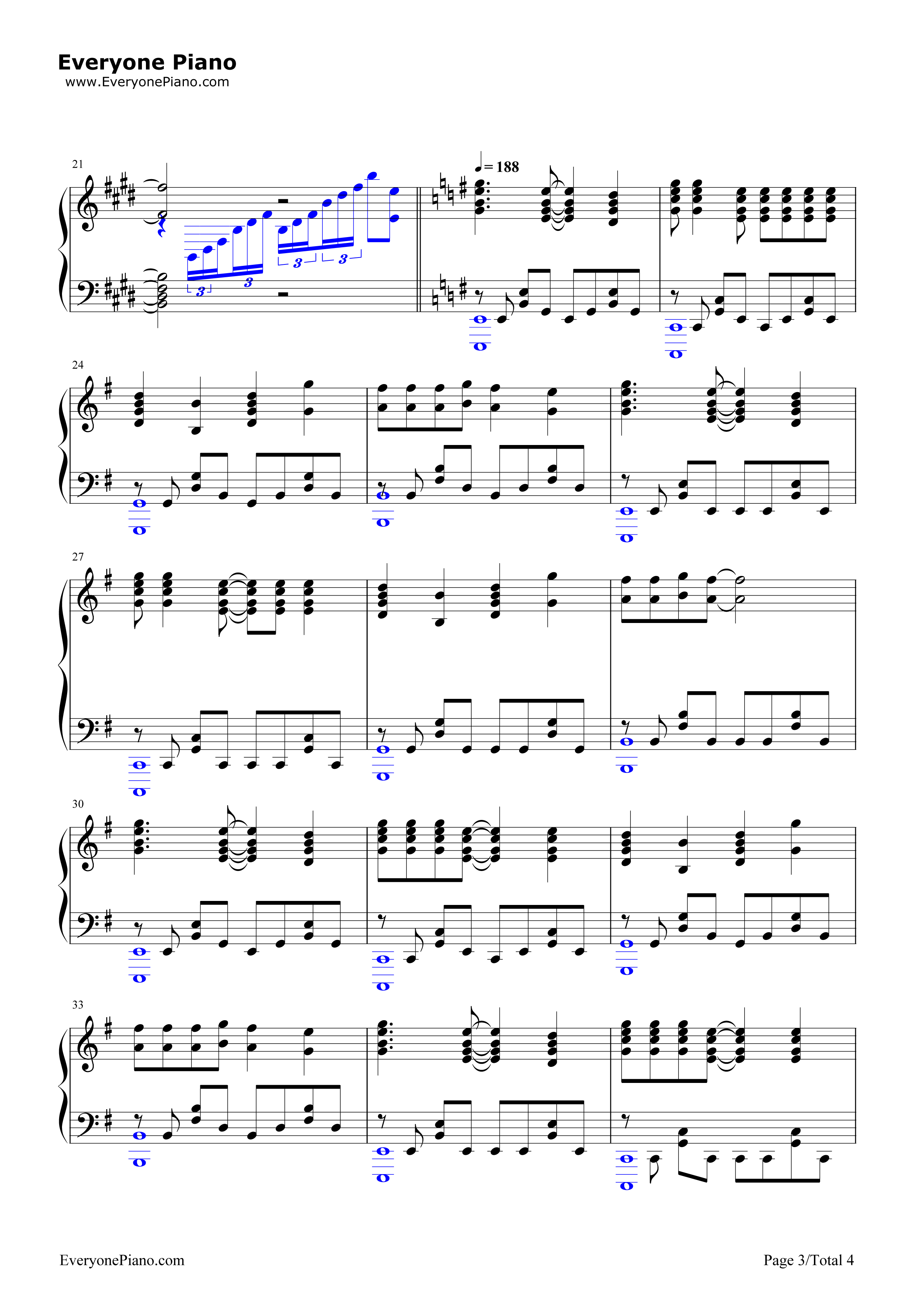 Coolest钢琴谱_customi_z