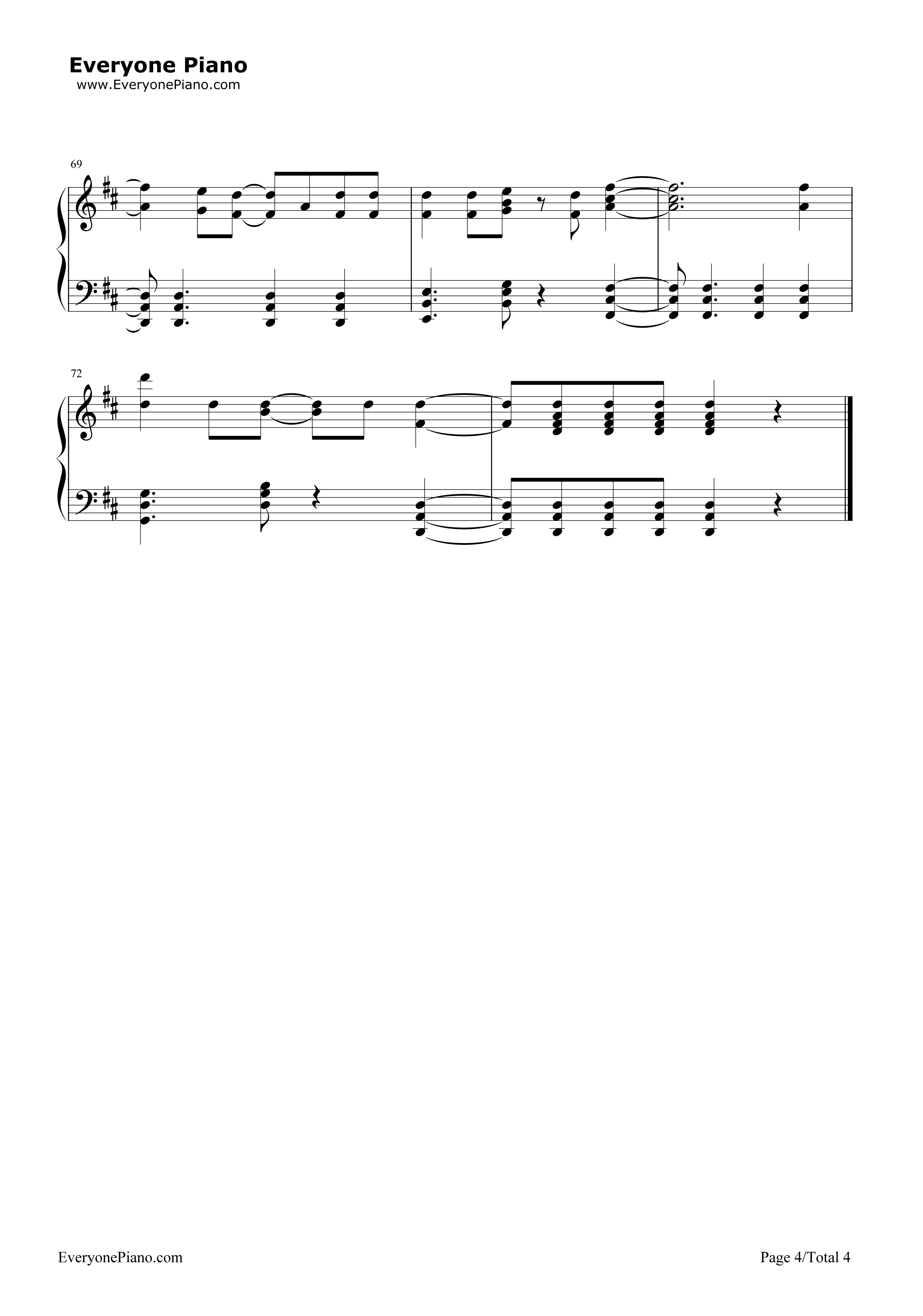 Heroes钢琴谱_Brian_the_Sun