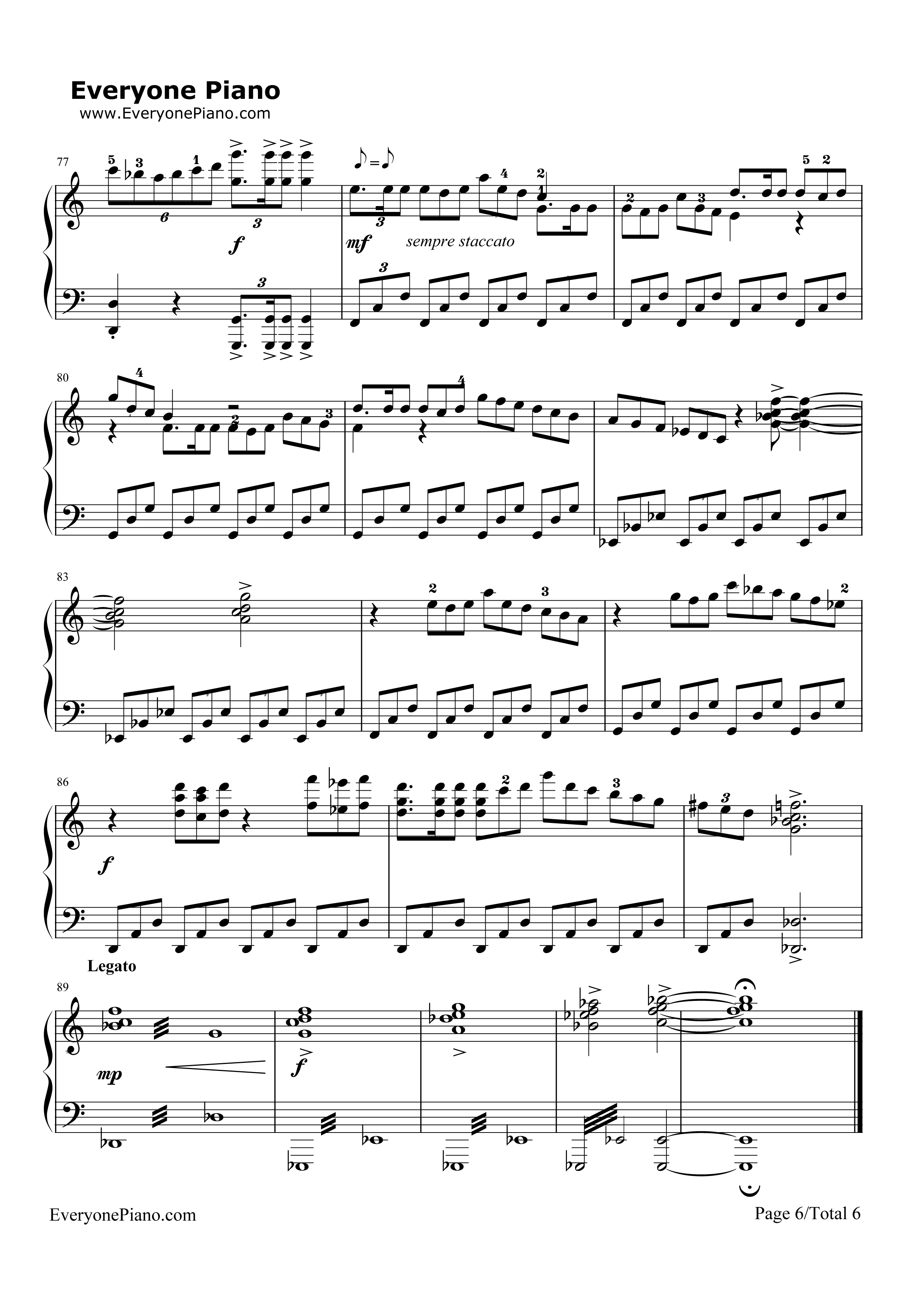 _千与千寻_钢琴谱_久石让_宫崎骏