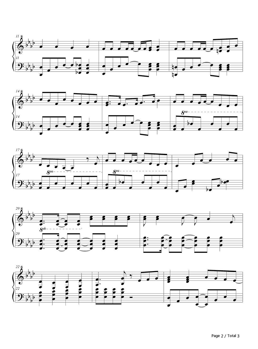 おかえり钢琴谱_小岩井小鸟__村川梨衣__佐仓绫音__阿澄佳奈