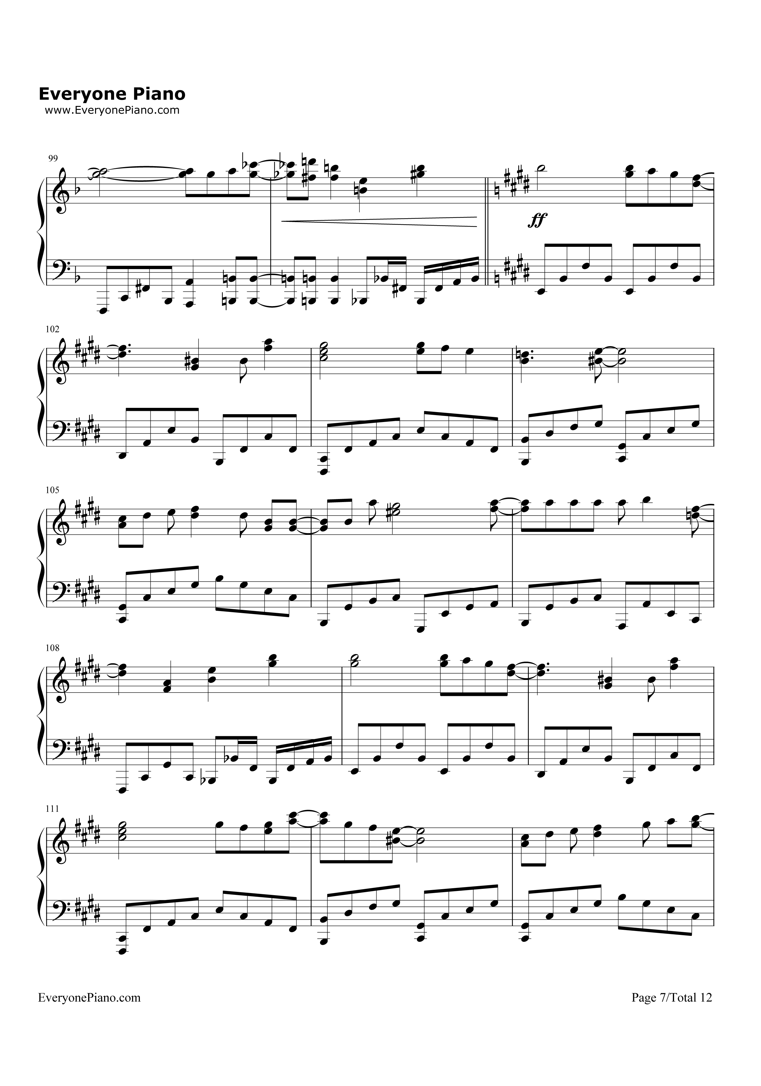 Star!!钢琴谱_田中秀和