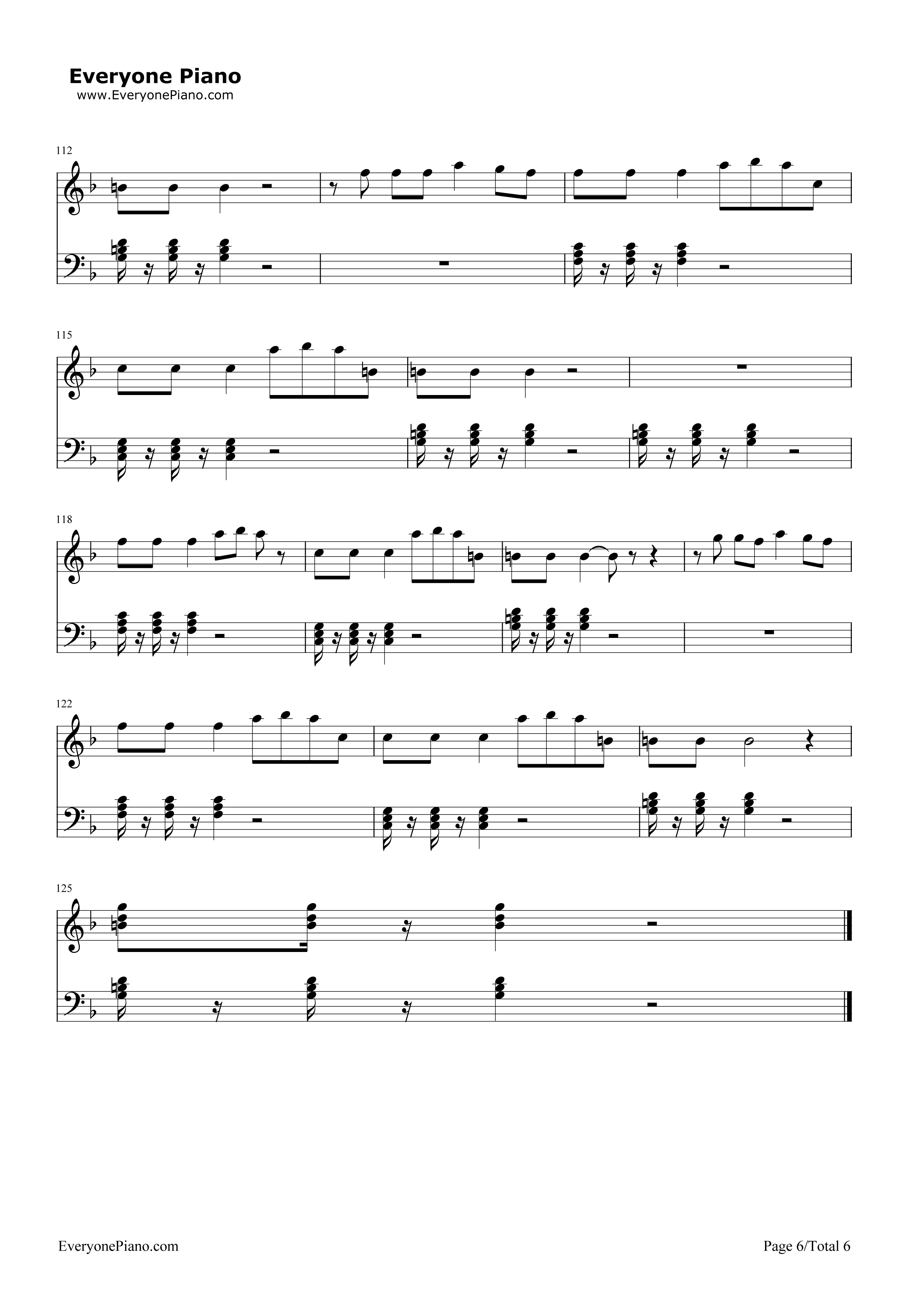 初学者钢琴谱_薛之谦