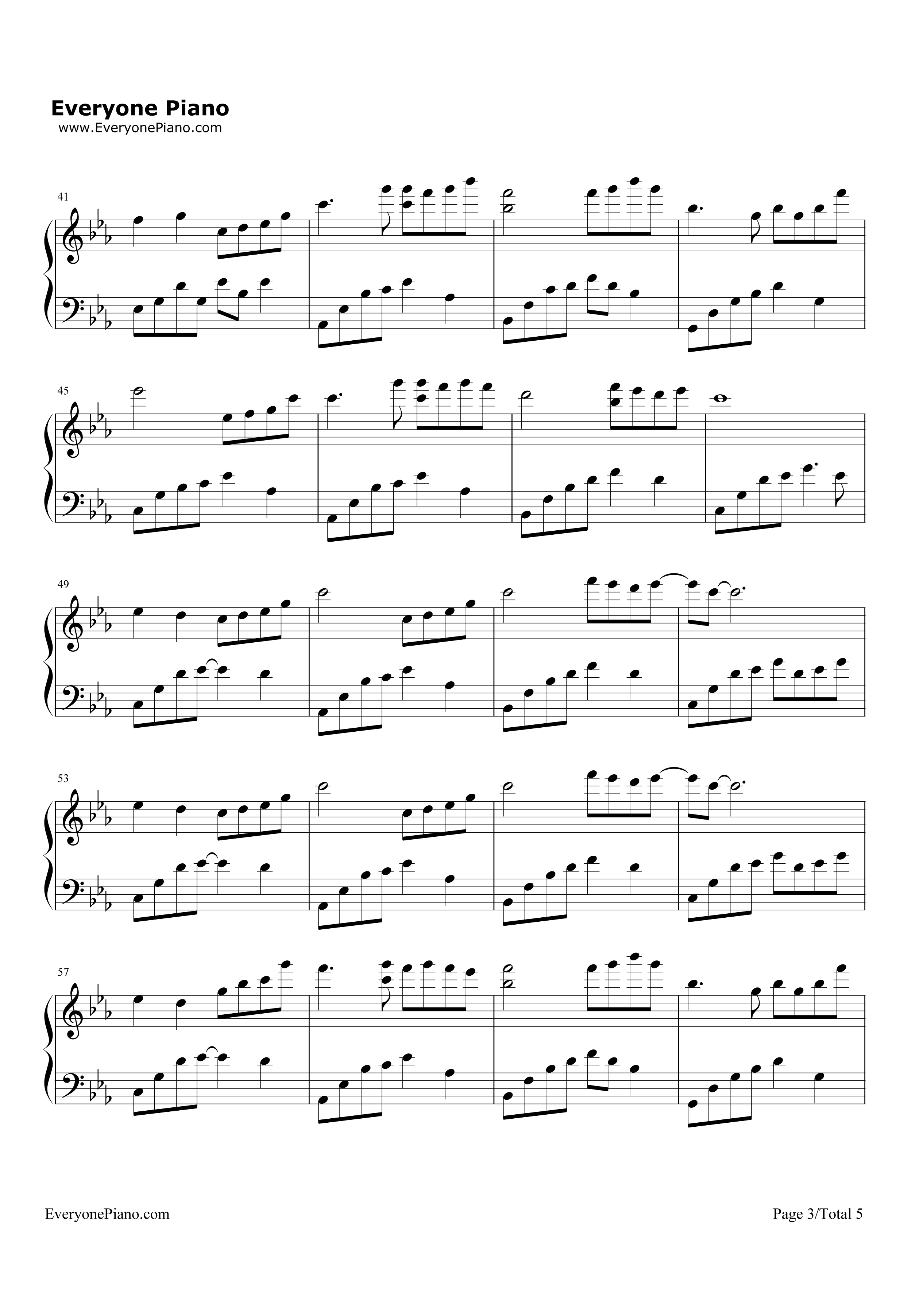 夜的钢琴曲_5钢琴谱_石进