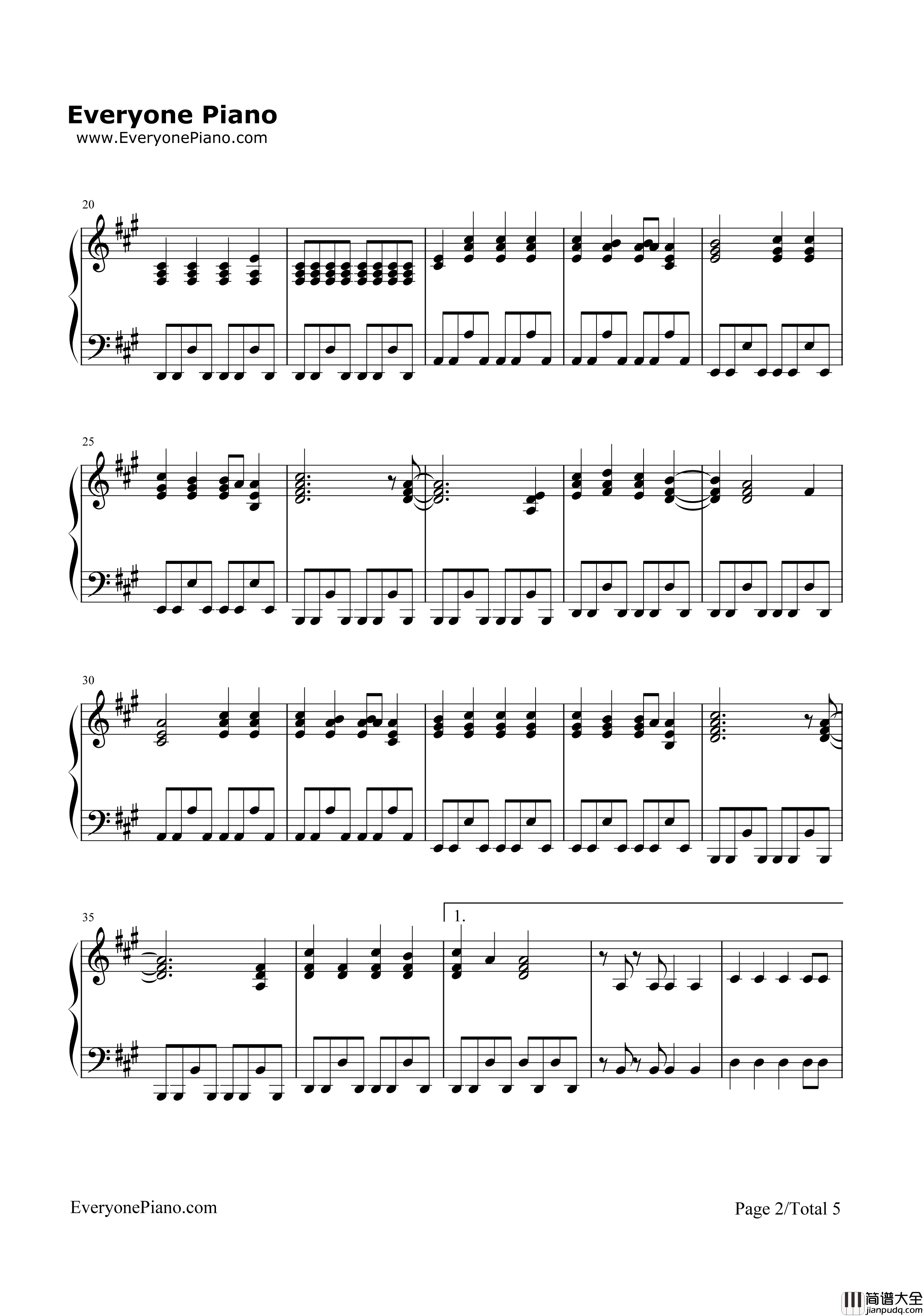 You_Can't_Win钢琴谱_Kelly_Clarkson