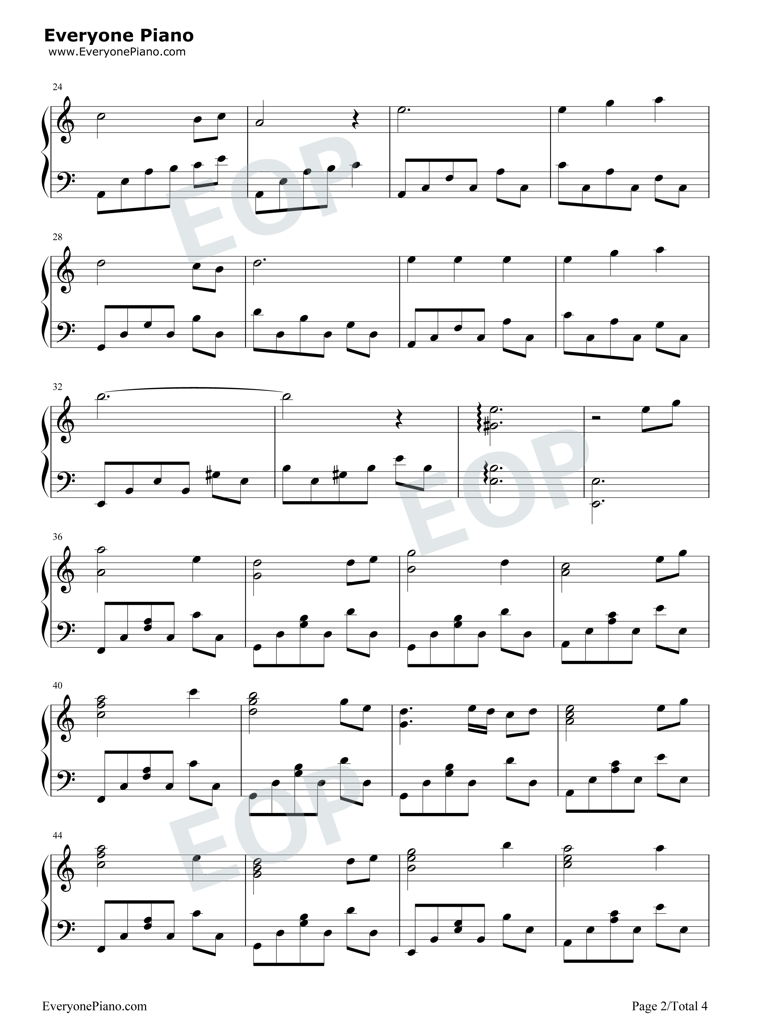 拥抱粉雪钢琴谱_饭冢雅弓