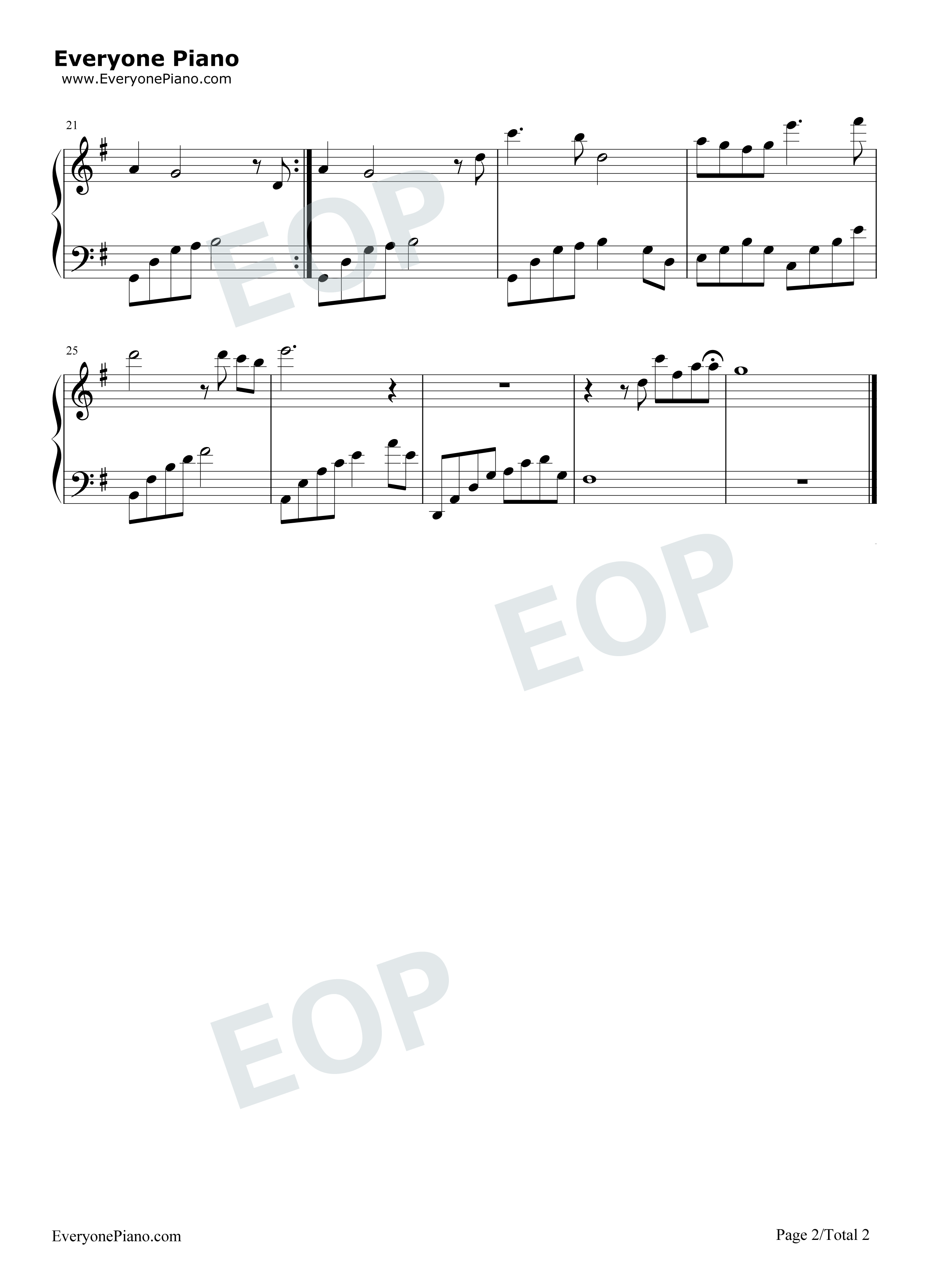 Missing_you钢琴谱_Lee_Pil_sung