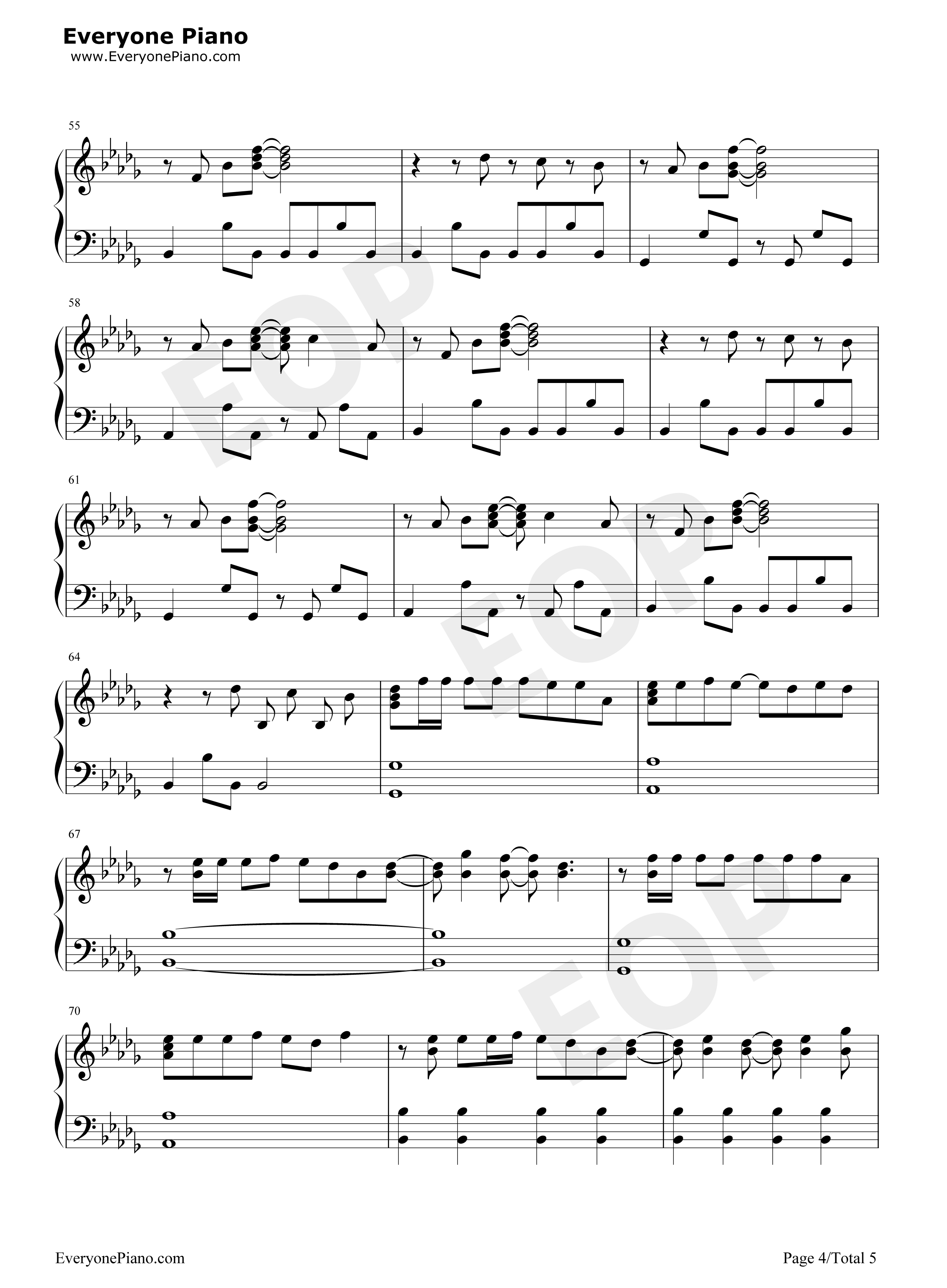 Make_Love钢琴谱_BigBang